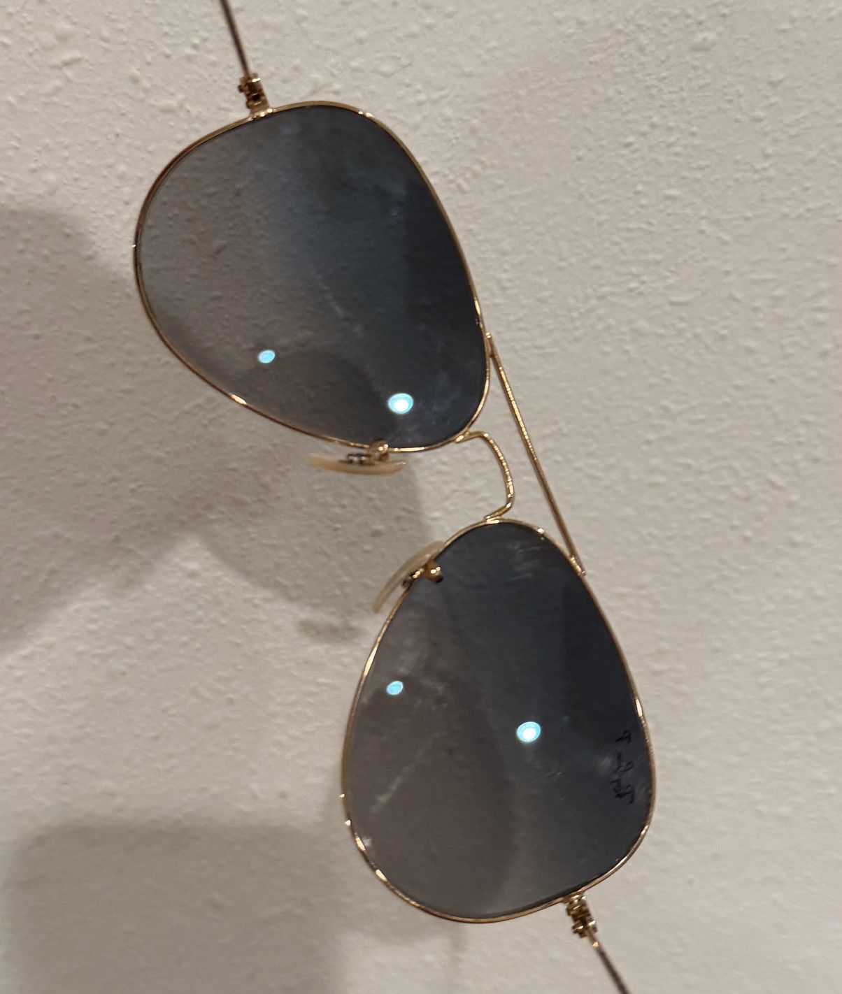 RayBan Ray Ban RB3025 Aviator Large Metal Gold Gradient Italy Size ONE SIZE - 4 Thumbnail