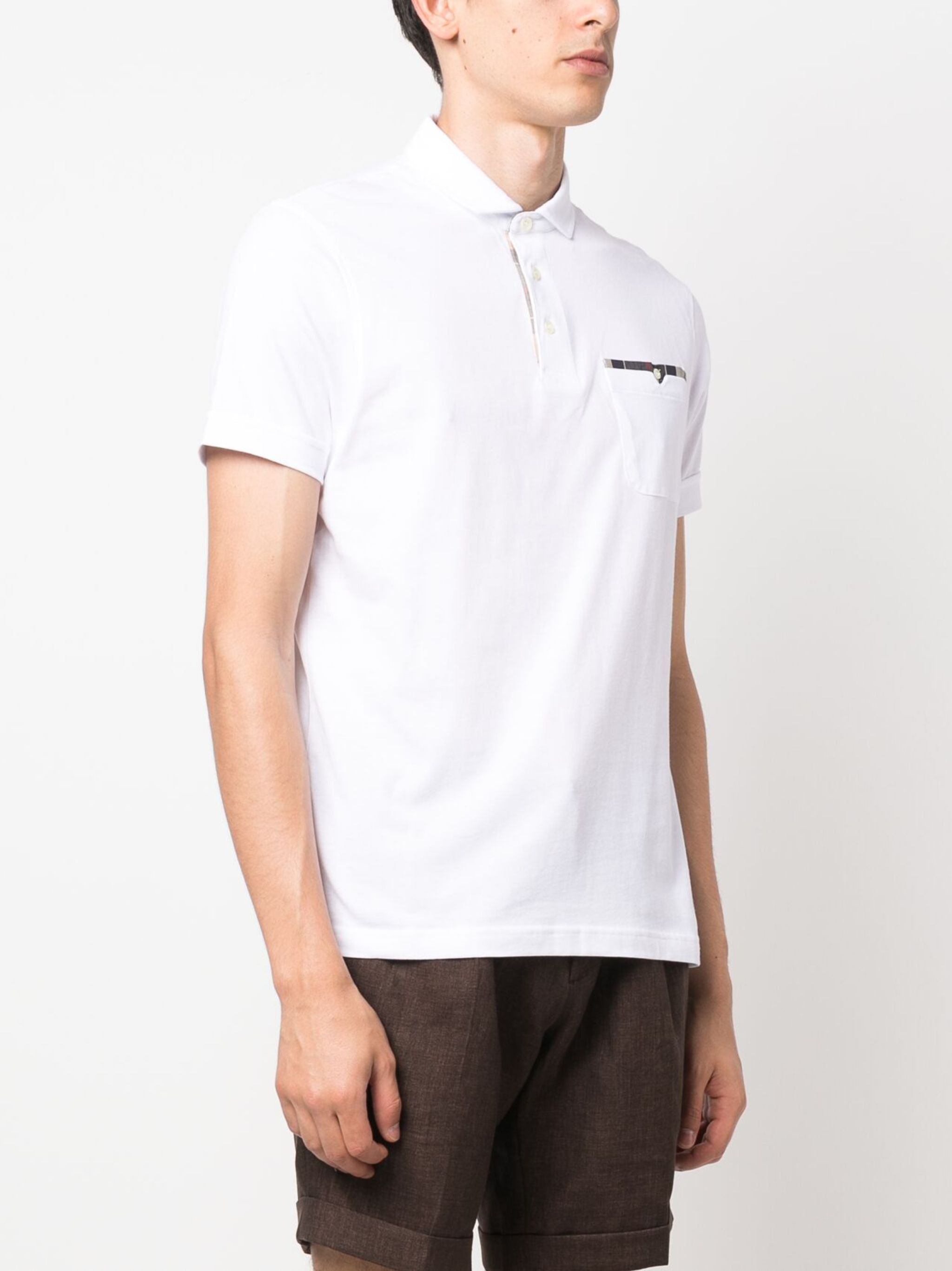 Barbour o1y1224 Logo Polo Shirt in White Size US S / EU 44-46 / 1 - 3 Thumbnail