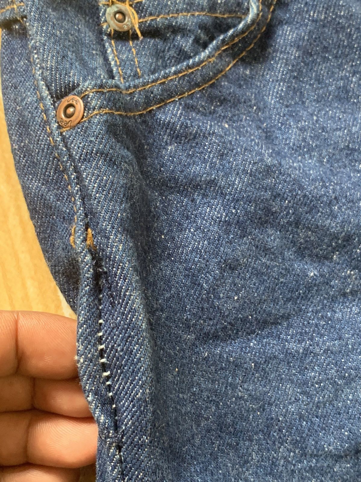 Lee × Vintage Rare.. Vintage 90s Lee Denim Jeans Pants Made In USA Size US 26 / EU 42 - 16 Thumbnail