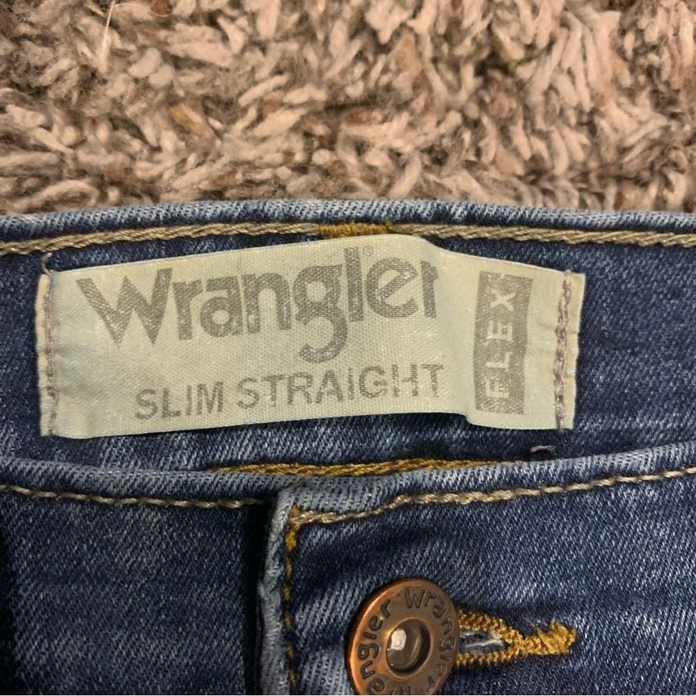 Wrangler Men’s Wrangler Slim Straight Jeans Size US 36 / EU 52 - 2 Thumbnail