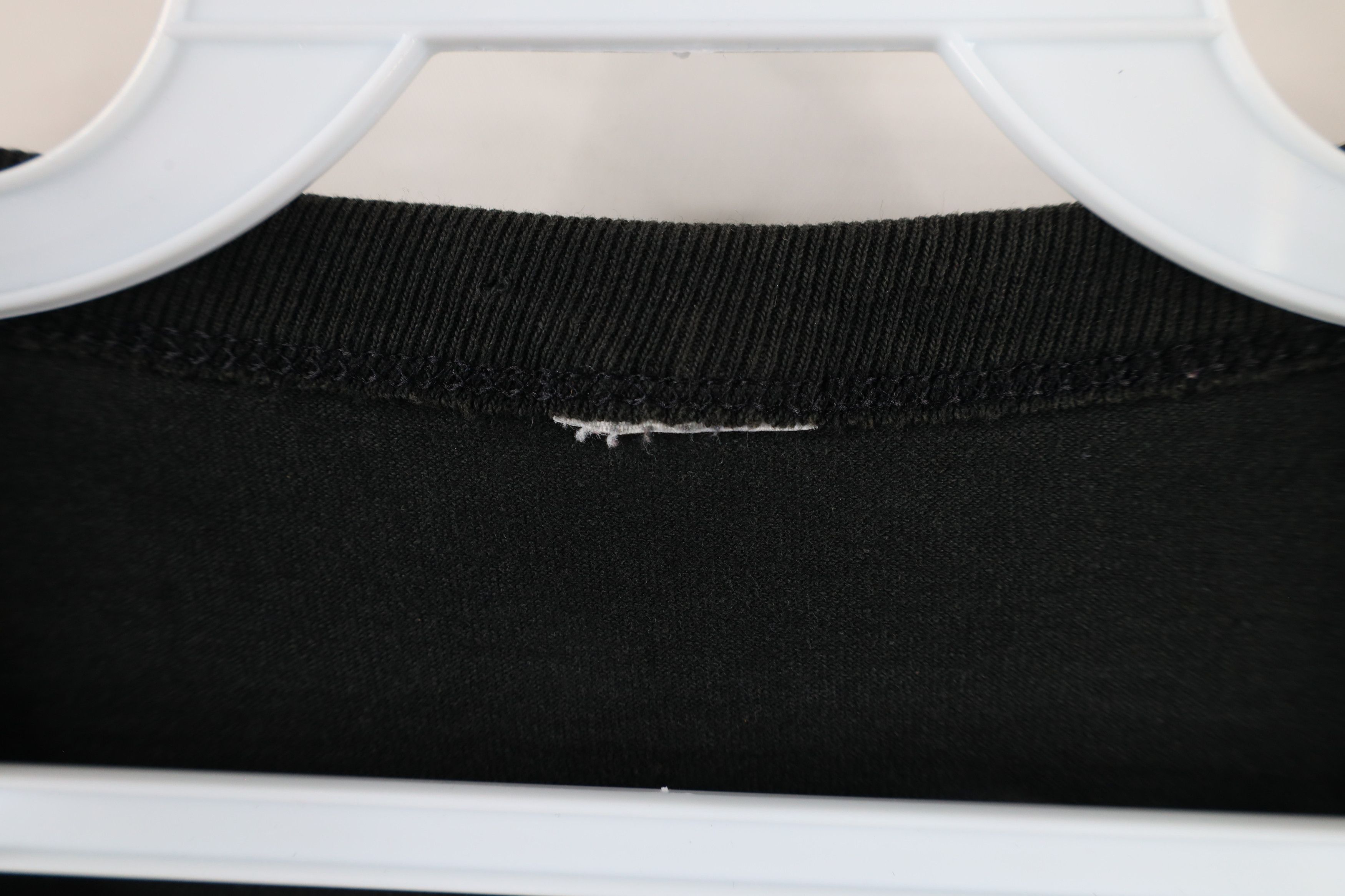 Vintage Vintage 90s Streetwear Heavyweight Cotton T-Shirt Black Size US XL / EU 56 / 4 - 4 Thumbnail