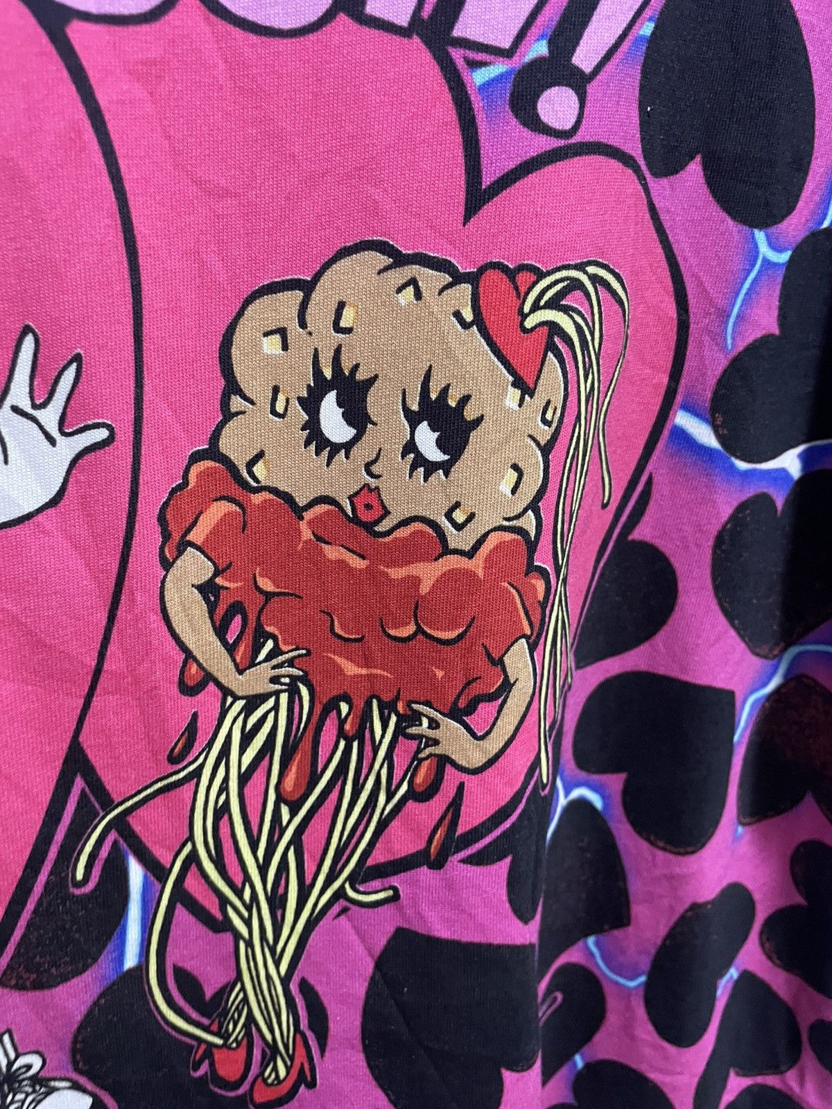 Jeremy Scott Jeremy Scott Heart Shape Box Nirvana Style Pizza Crush Tee Size US L / EU 52-54 / 3 - 12 Thumbnail