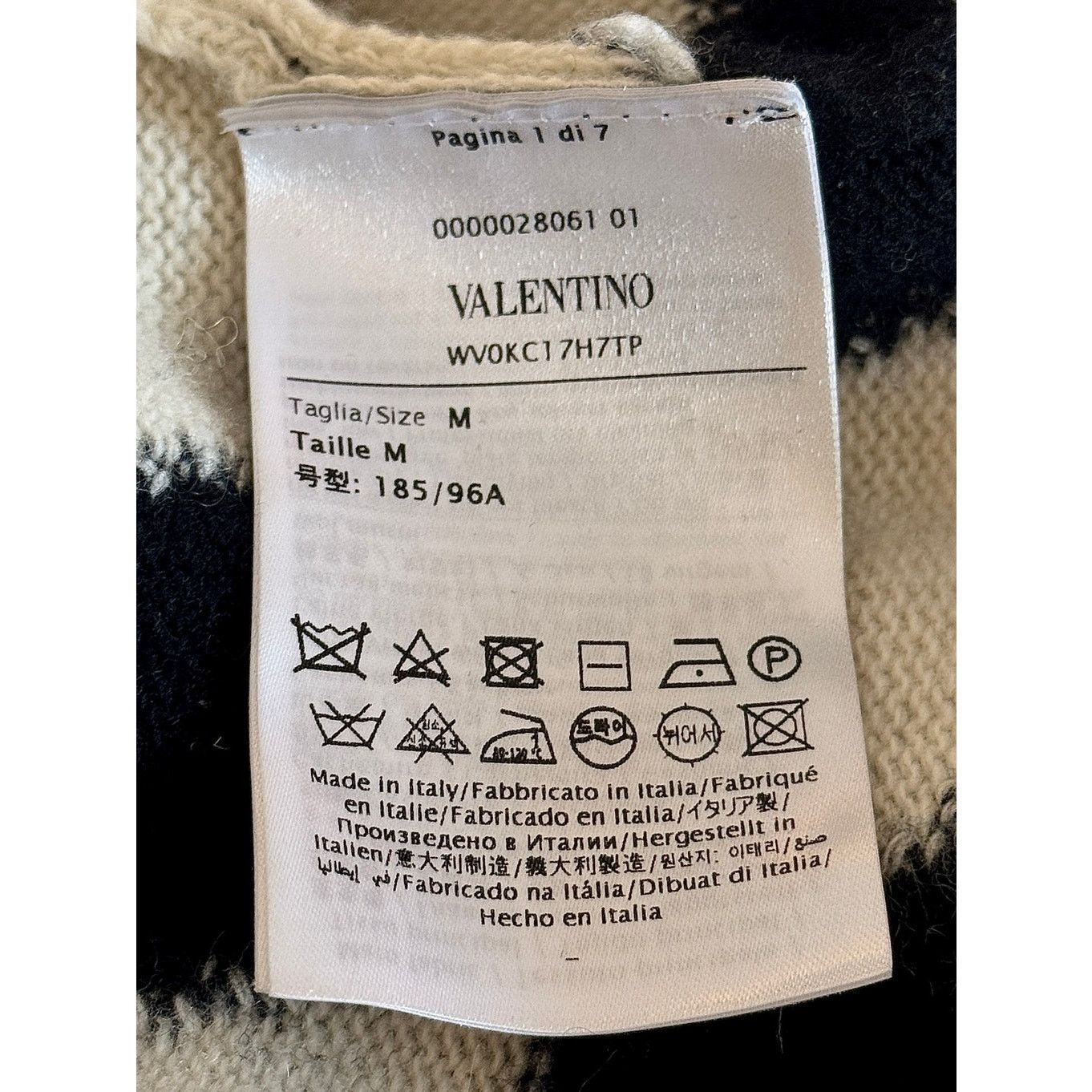 Other Valentino Logo Cashmere & Virgin Wool Sweater - Size US M / EU 48-50 / 2 - 4 Thumbnail