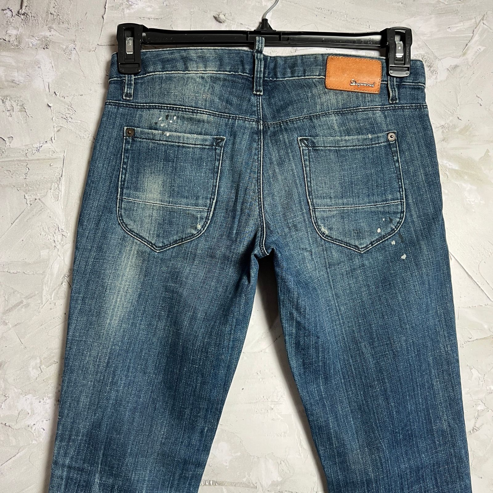 Dsquared2 Dsquared2 Paint Splatter Skinny Jeans Distressed Italy 40 Size US 29 - 14 Thumbnail