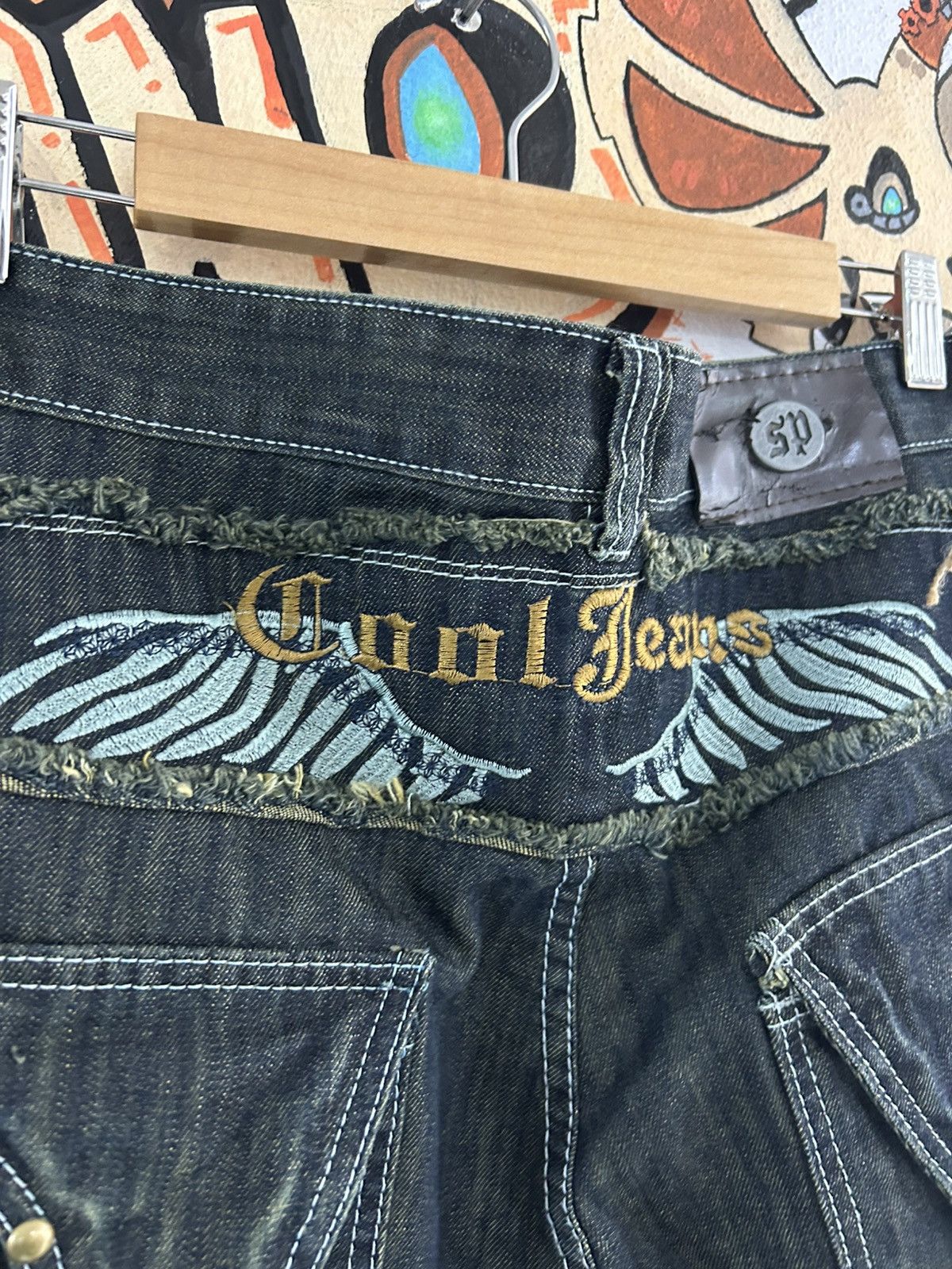 Vintage Brand New Cool Y2K Jeans Size US 36 / EU 52 - 7 Thumbnail