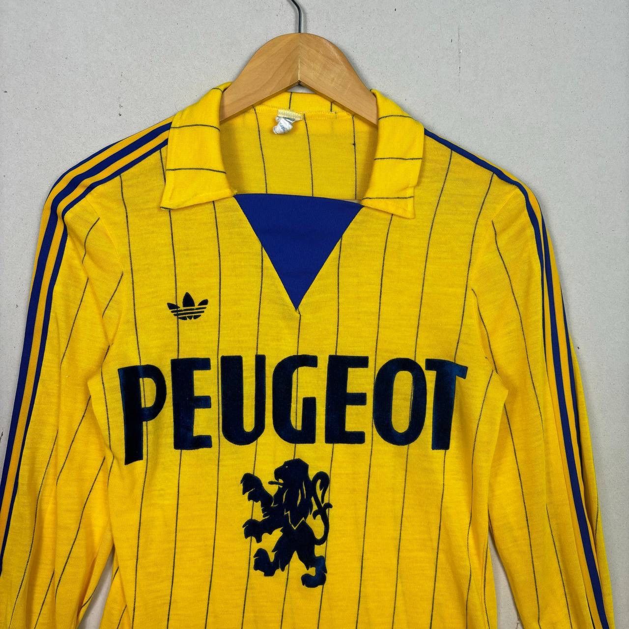 Adidas Vintage 1989-81 FC Sochaux Montbeliard Football Shirt Home Size US S / EU 44-46 / 1 - 3 Thumbnail