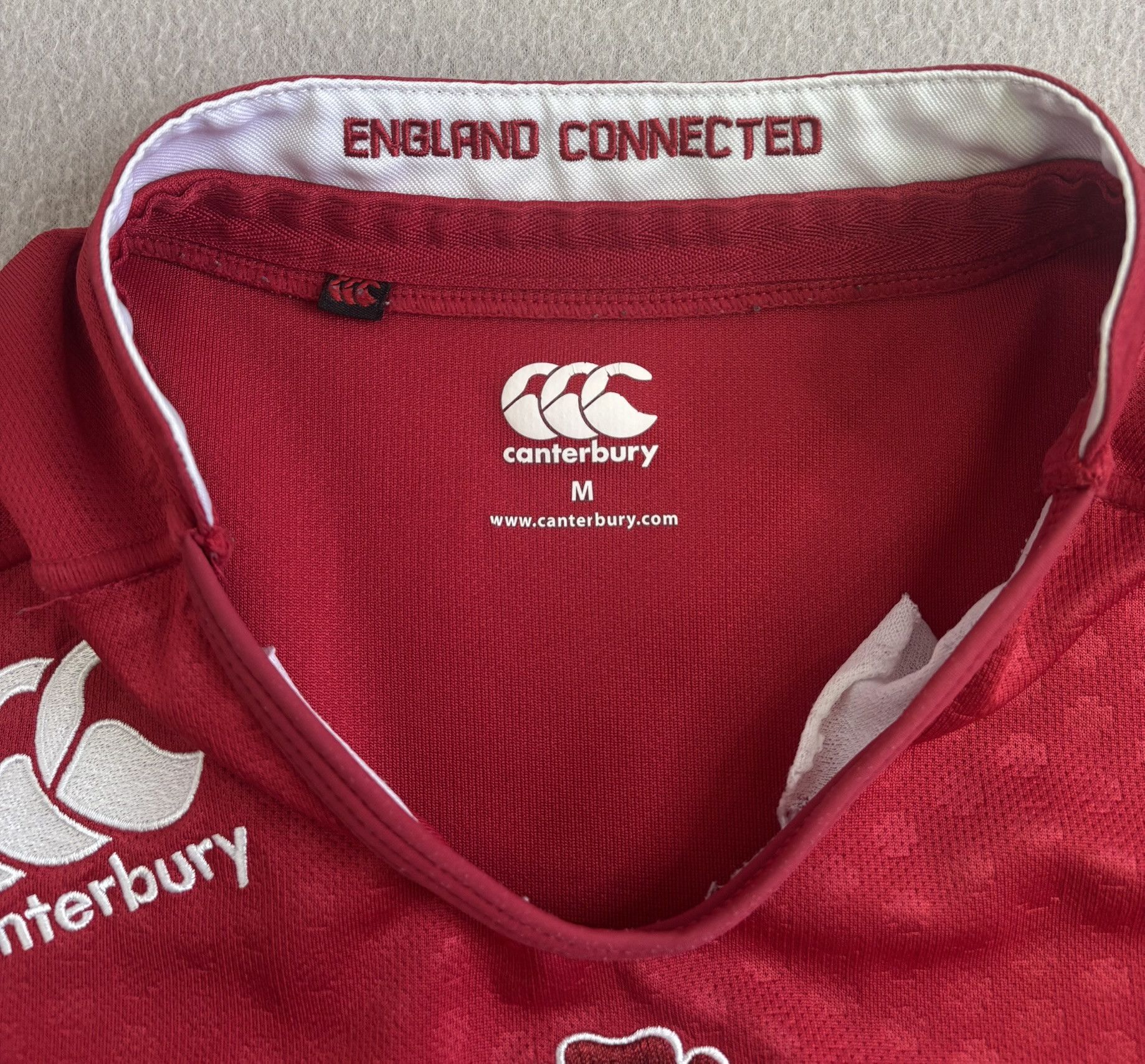 Canterbury of New Zealand England Rugby 2014/2015 Canterbury Jersey Size M Size US M / EU 48-50 / 2 - 15 Thumbnail