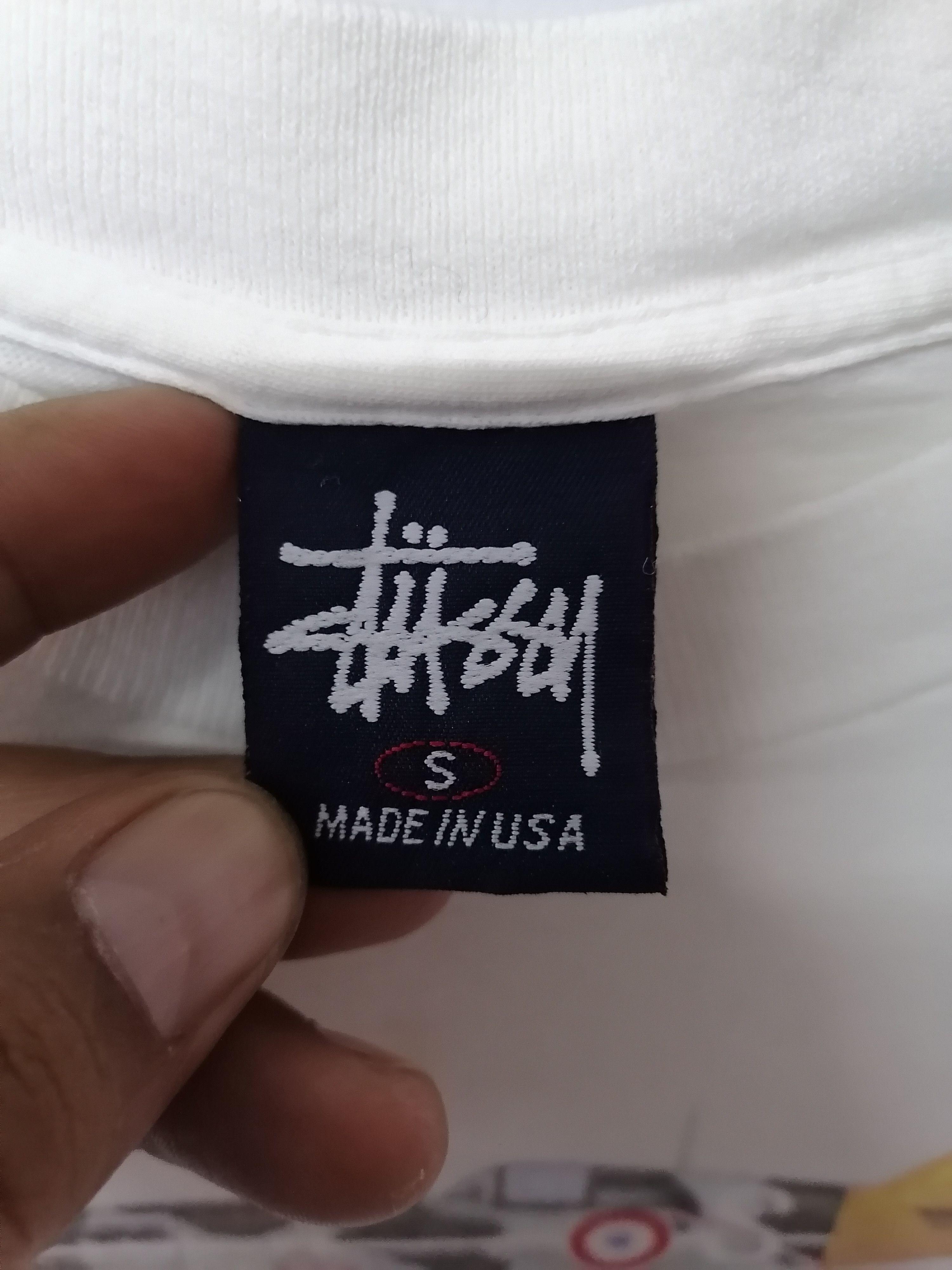 Stussy × Vintage Vintage 90s Stussy International Squadron T-shirt Size US S / EU 44-46 / 1 - 5 Thumbnail