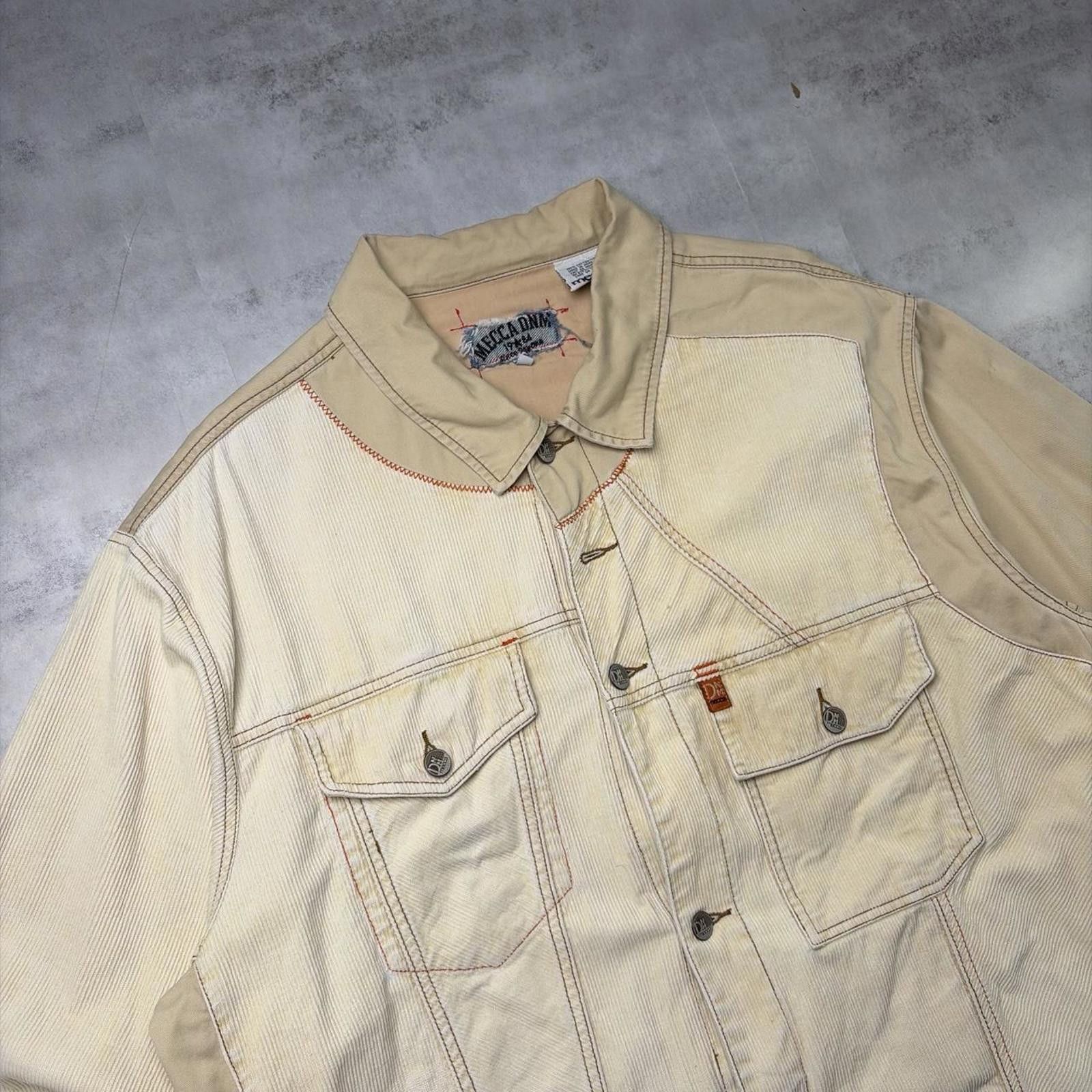 Other Y2K Mecca USA Patchwork Corduroy Denim Trucker Jacket Size US XL / EU 56 / 4 - 4 Thumbnail