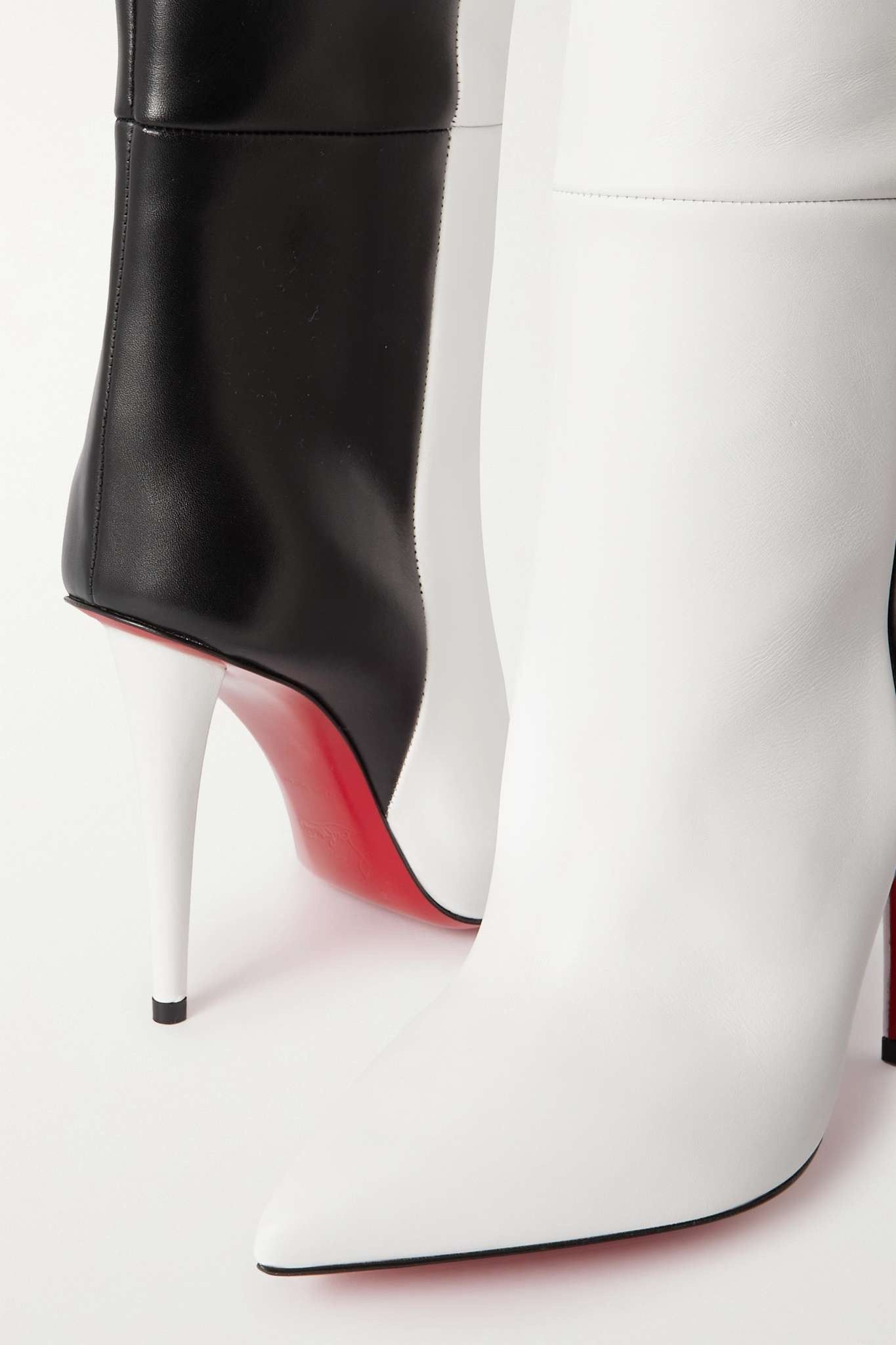 Christian Louboutin o1s1wg110225 Boots in Black & White Size US 11 / IT 41 - 4 Thumbnail