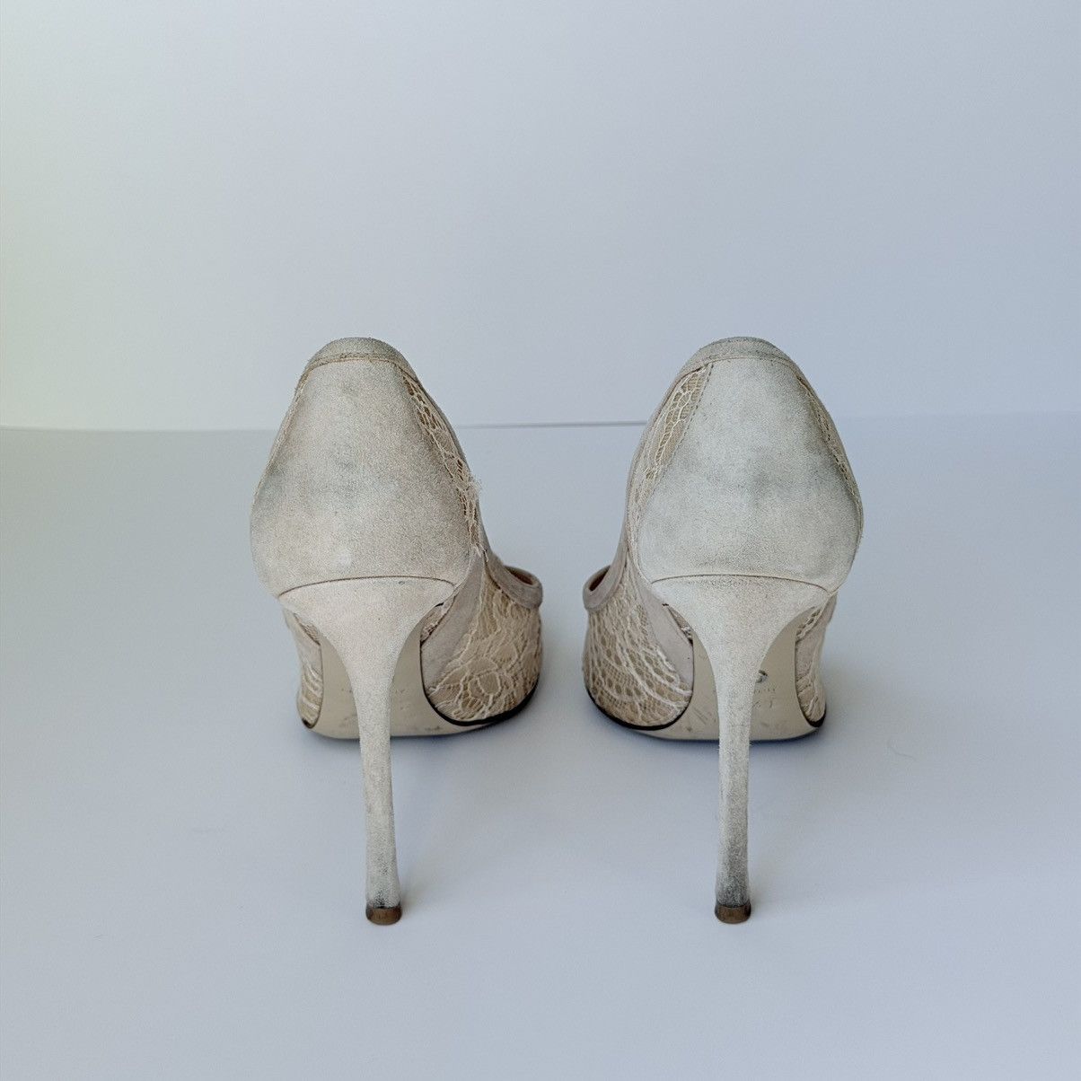 Dior Christian Dior Lace Suede Lingerie Pumps Size US 6.5 / IT 36.5 - 5 Thumbnail
