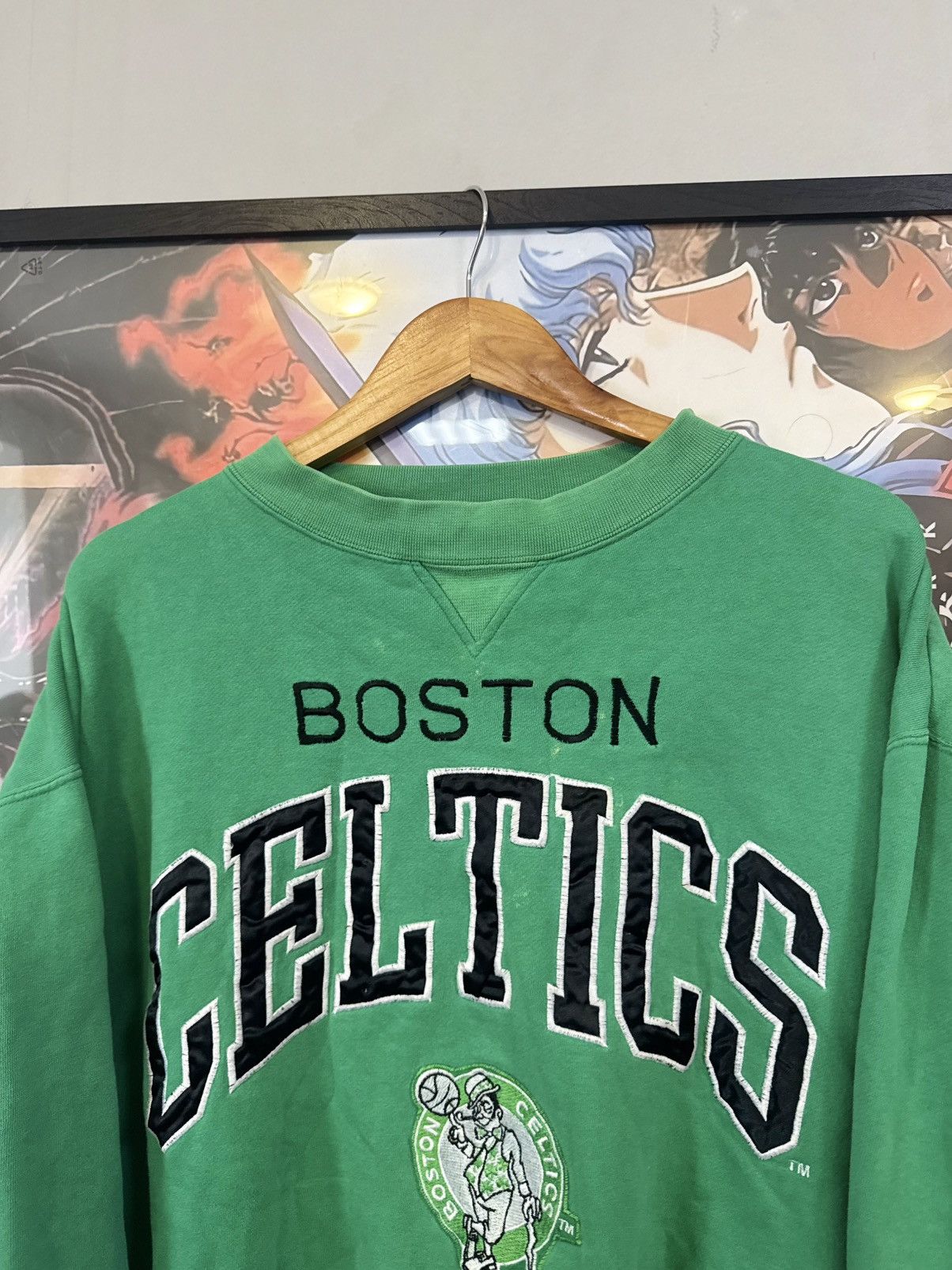 NBA Vintage 90s Boston Celtics Starter Sweatshirt Size US L / EU 52-54 / 3 - 2 Thumbnail