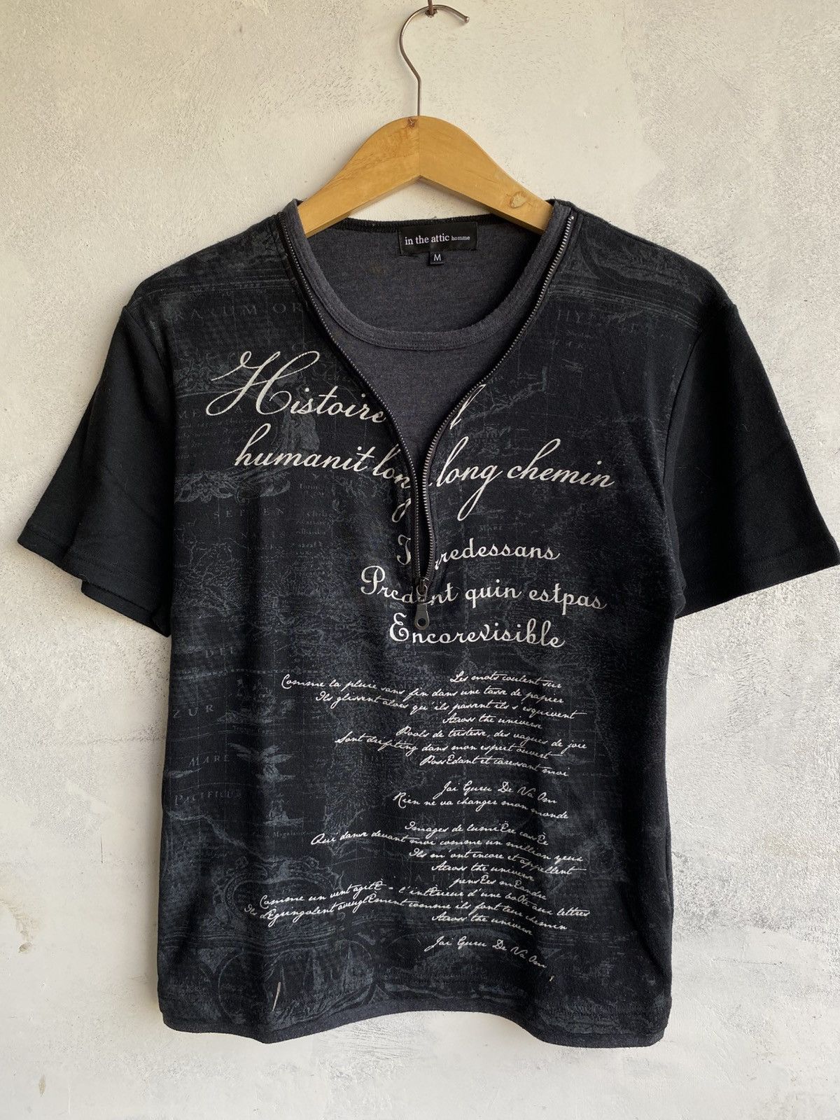 In The Attic In the attic poem zipper tshirt Size US M / EU 48-50 / 2 - 1 Thumbnail