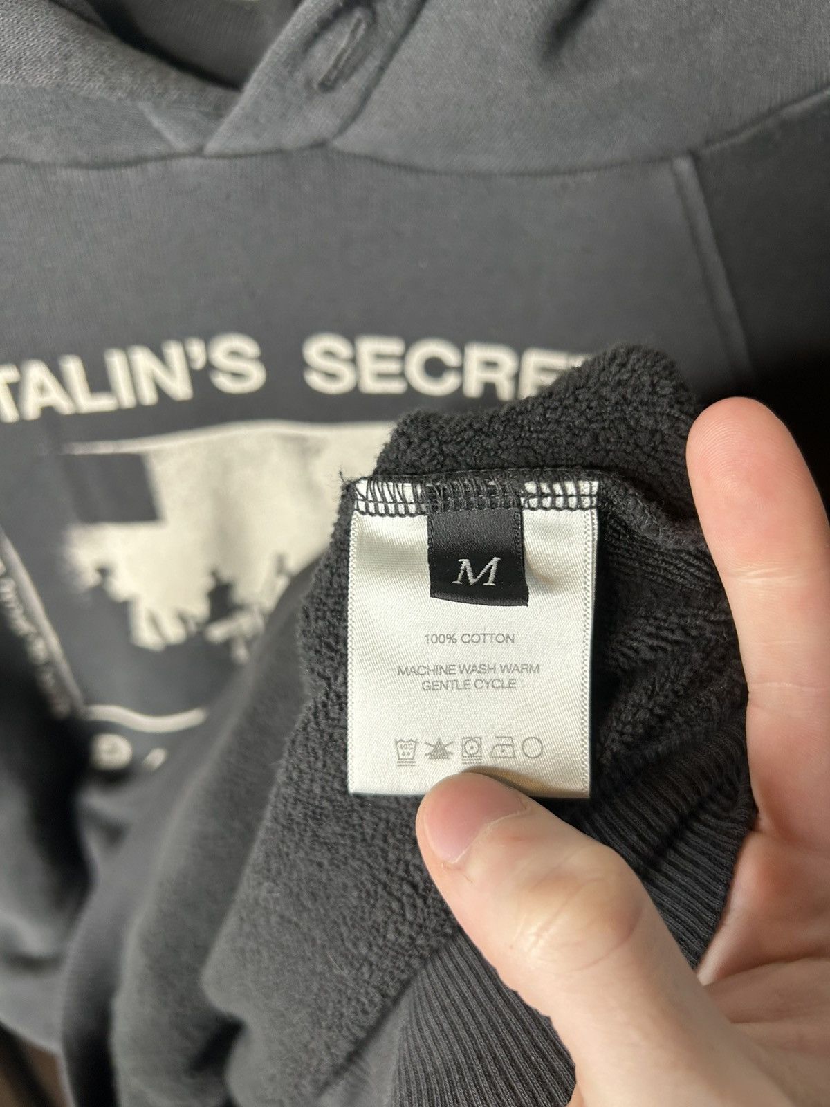 Enfants Riches Deprimes STALIN’S SECRET DAUGHTER shrunken hoodie Size US M / EU 48-50 / 2 - 3 Thumbnail