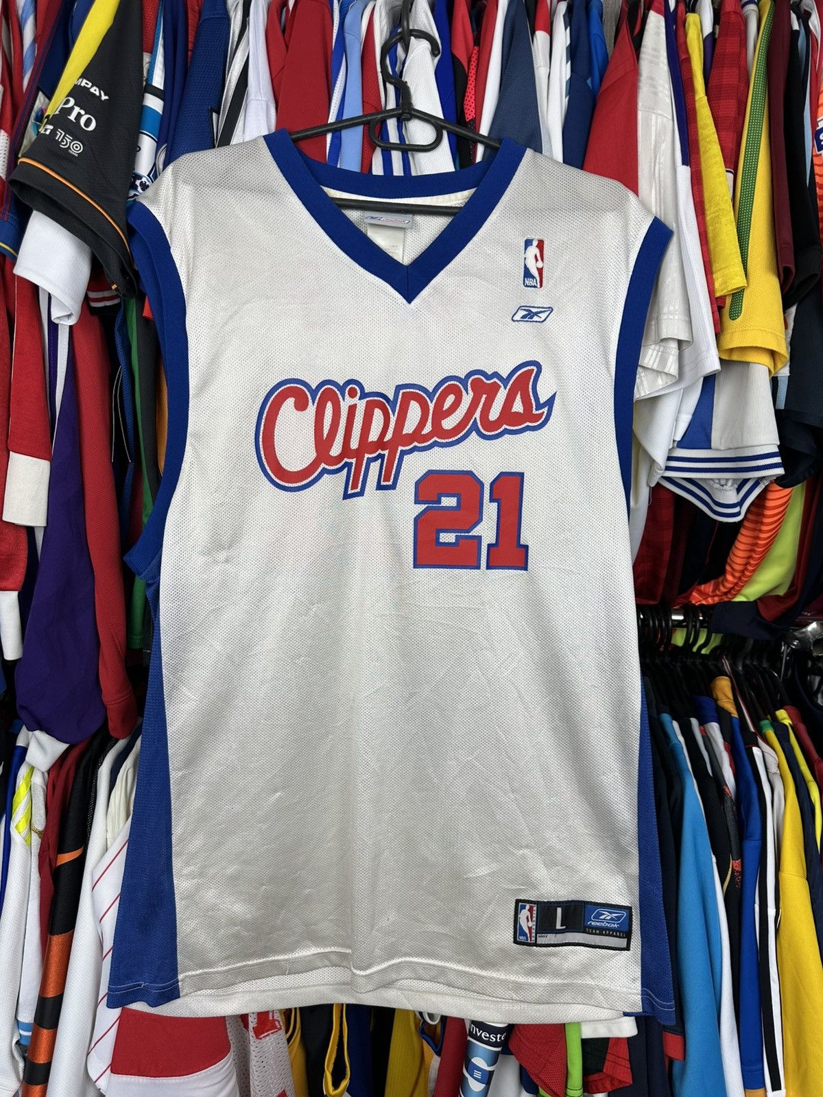 NBA × Reebok × Vintage Darian Miles #23 Clippers Vintage Reebok NBA Jersey Size US L / EU 52-54 / 3 - 1 Thumbnail