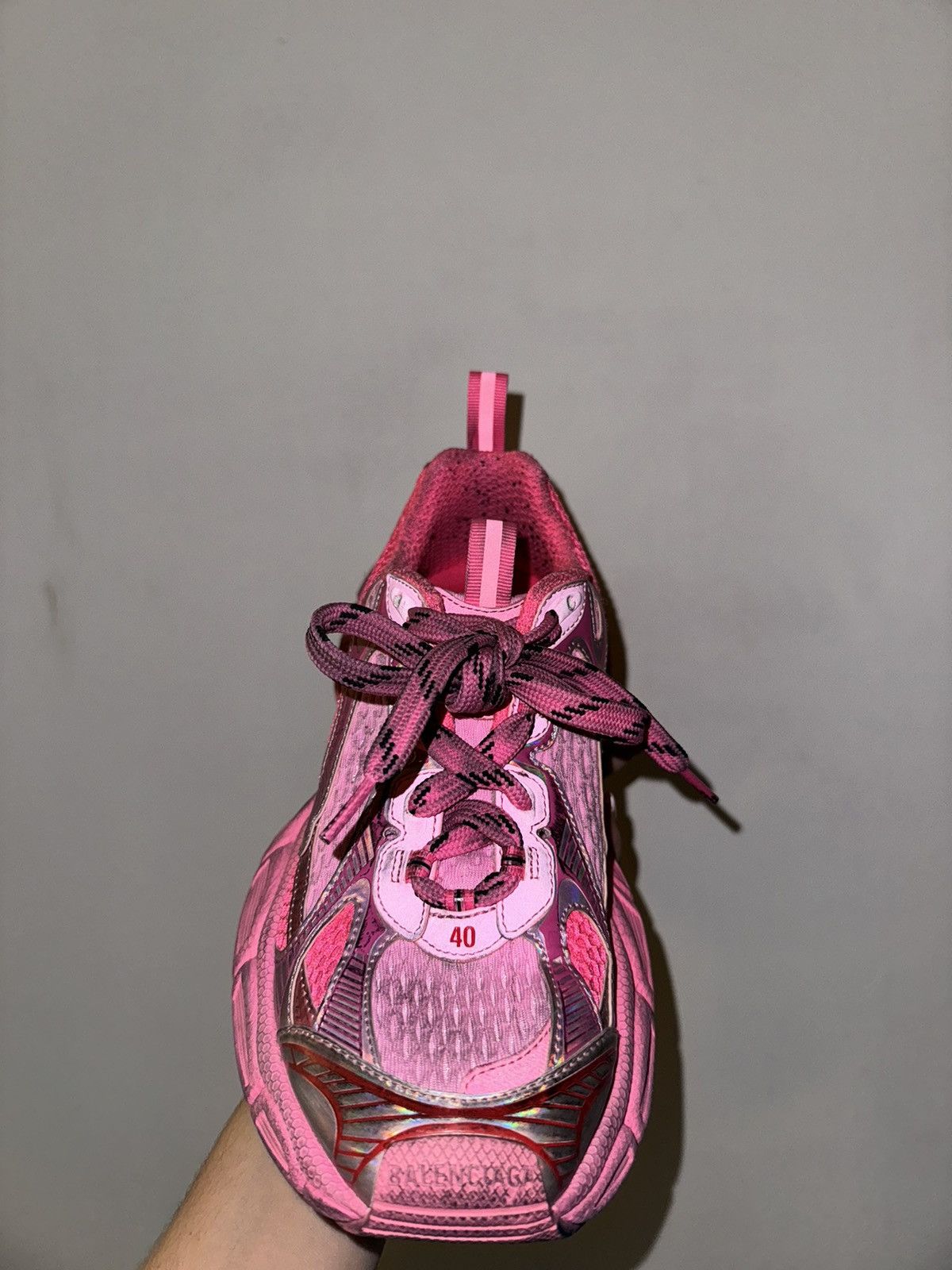 Balenciaga 3XL Full Pink Balenciaga Size US 9 / IT 39 - 2 Thumbnail
