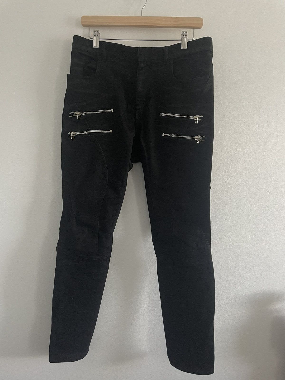 image of Faith Connexion Biker Jeans in Black, Men's (Size 31)