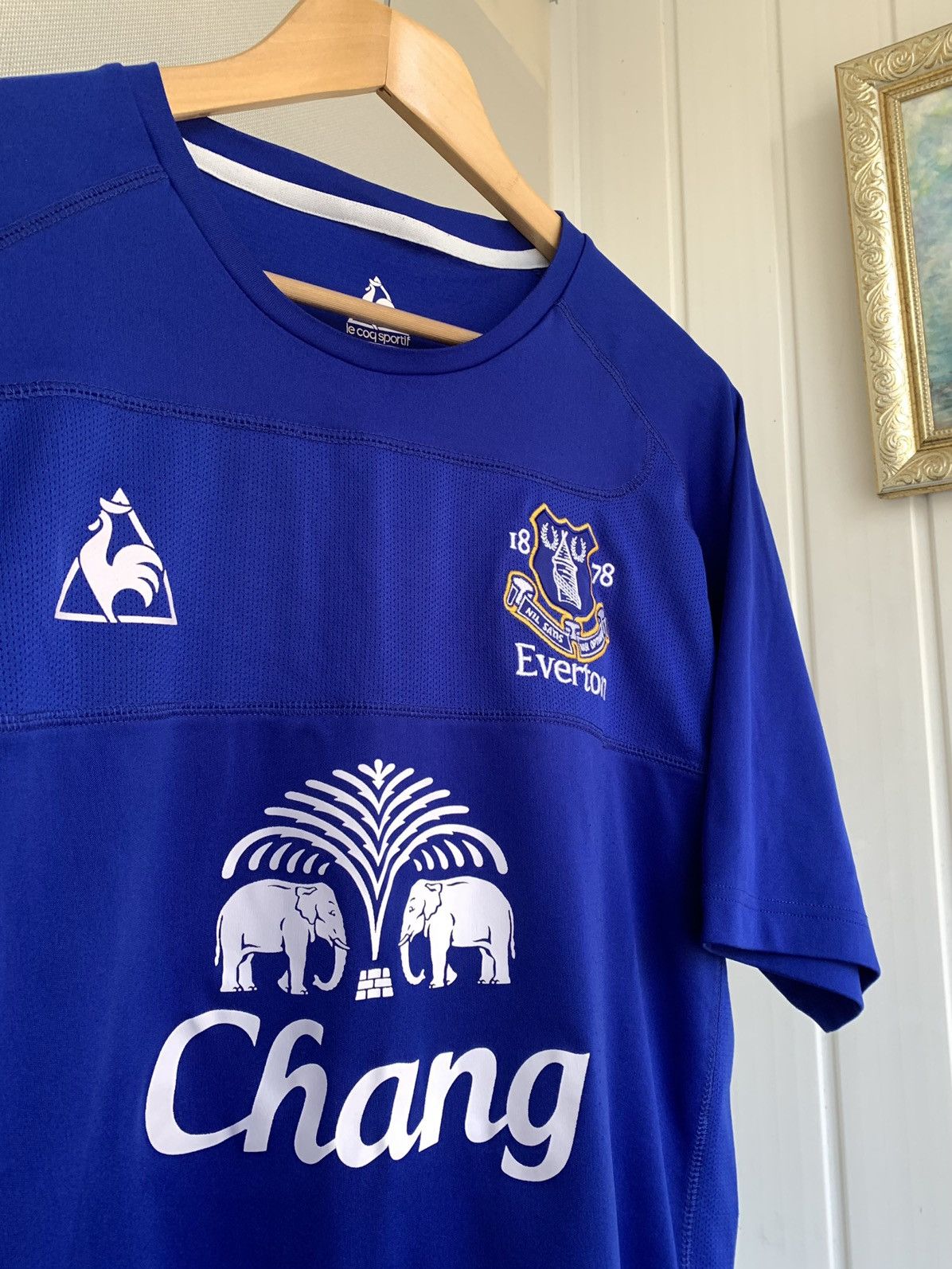 Le Coq Sportif Le Coq Sportif EVERTON Vintage 2010-2011 Home Jersey Size XL Size US XL / EU 56 / 4 - 3 Thumbnail