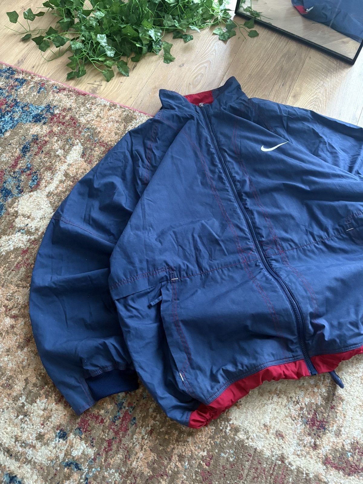 Nike 90s Vintage Nike Athletic Vintage Oversized Spellout Logo Size US XL / EU 56 / 4 - 4 Thumbnail