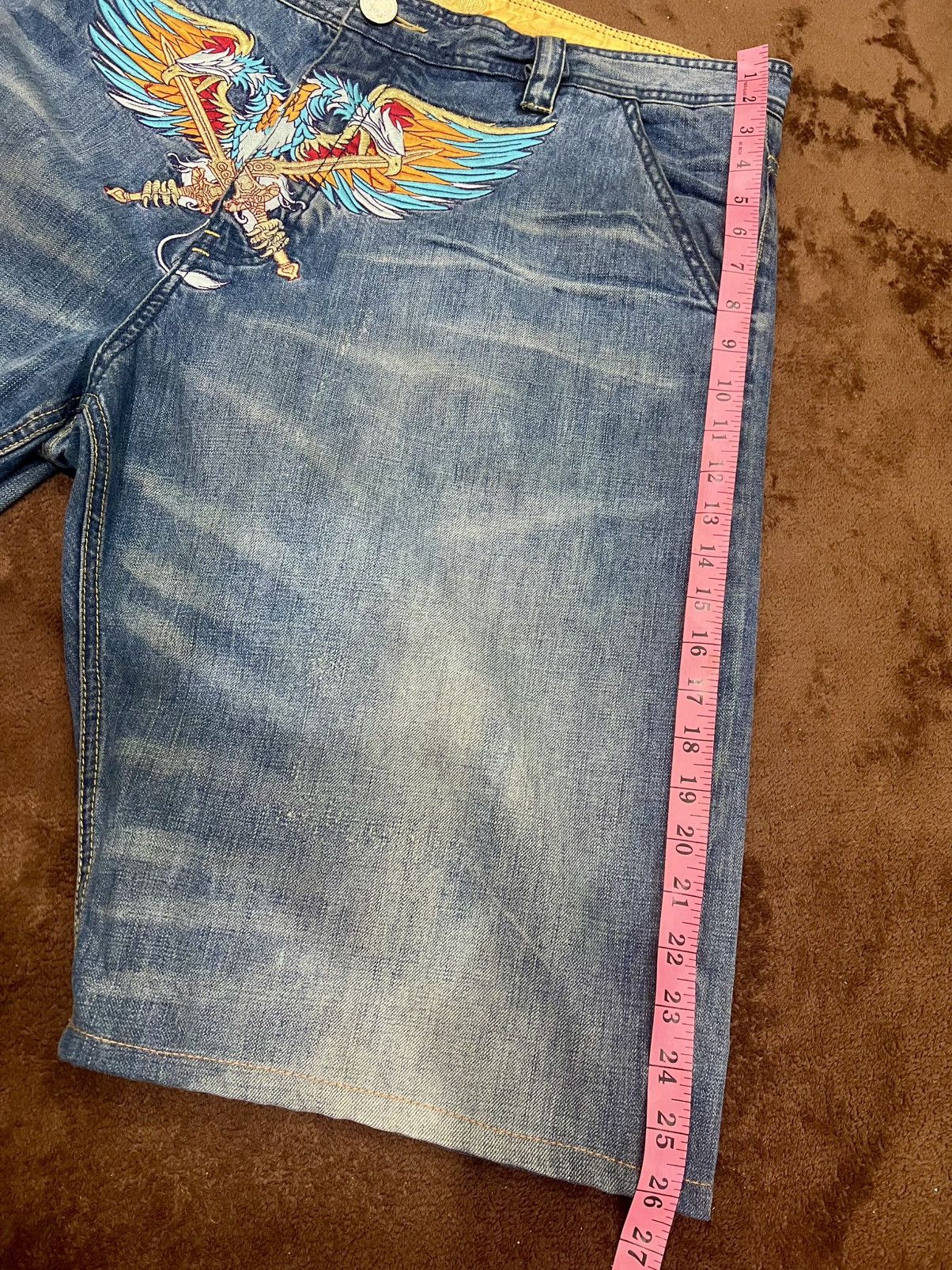 Coogi × JNCO × Vintage Vintage Coogi Crazy Embroided Shorts Baggy Size US 42 / EU 58 - 23 Thumbnail