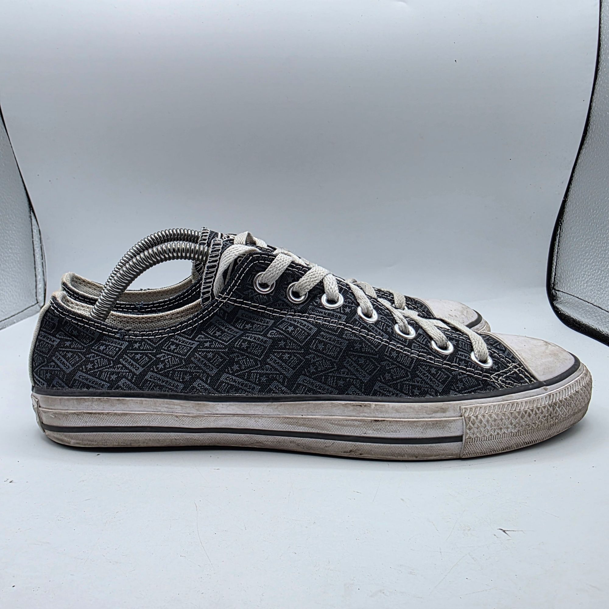 Converse Converse All Star Low Allover License Plate Prints Mens Size Size US 9 / EU 42 - 12 Thumbnail