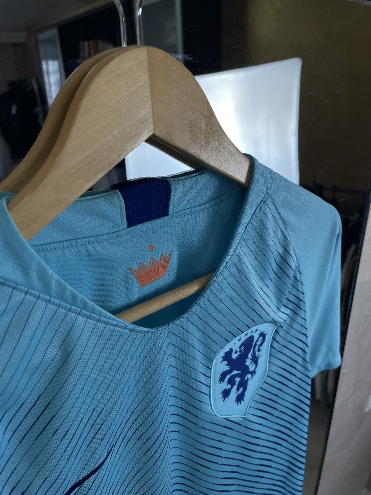 Nike Nike Netherlands 2018 Away Soccer Jersey Netherlands KNVB Size US S / EU 44-46 / 1 - 3 Thumbnail