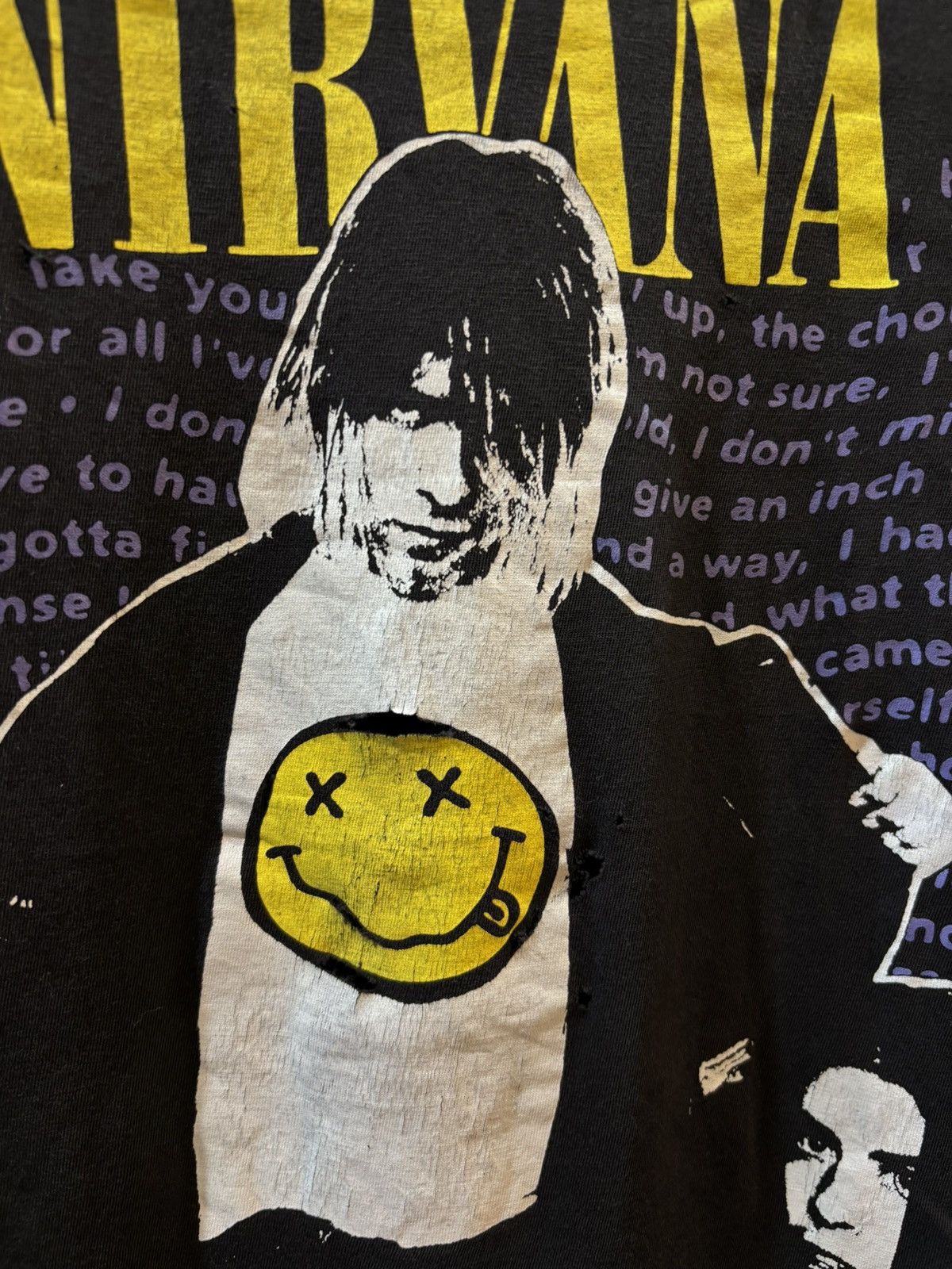 Band Tees Nirvana vintage T shirt 90’s Size US L / EU 52-54 / 3 - 2 Thumbnail