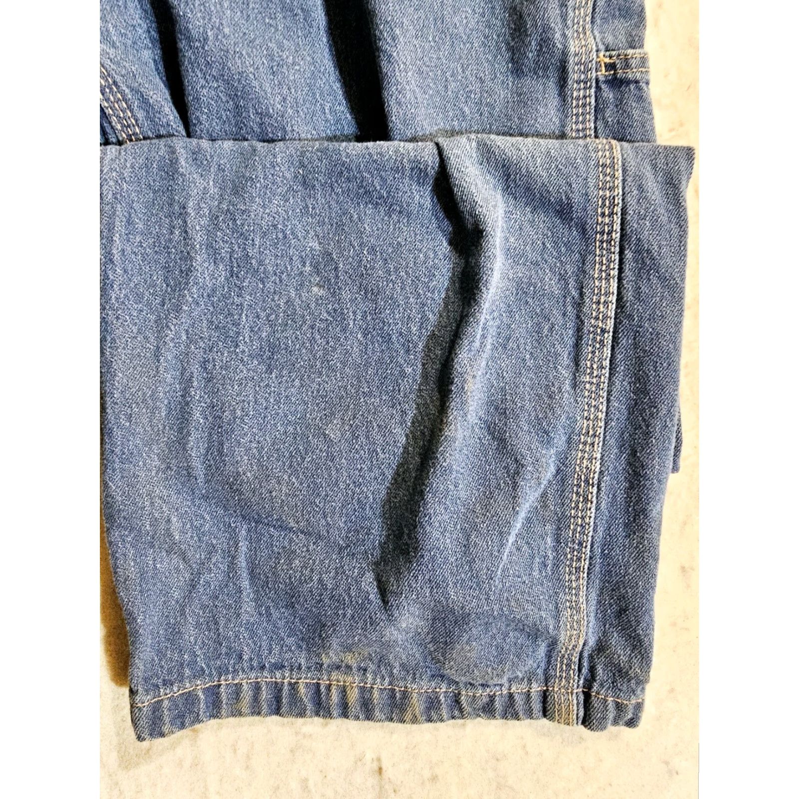 Vintage VINTAGE Berne Classic Cotton Denim Overall Pants Workwear Men 40x30 Medium Wash Size US 40 / EU 56 - 6 Thumbnail
