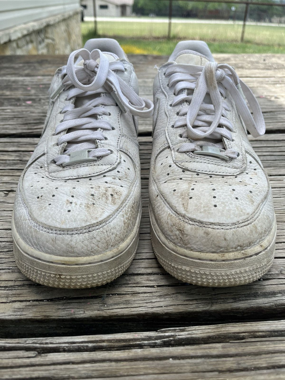 Nike White Nike Air Force 1 Size US 11 / EU 44 - 3 Thumbnail
