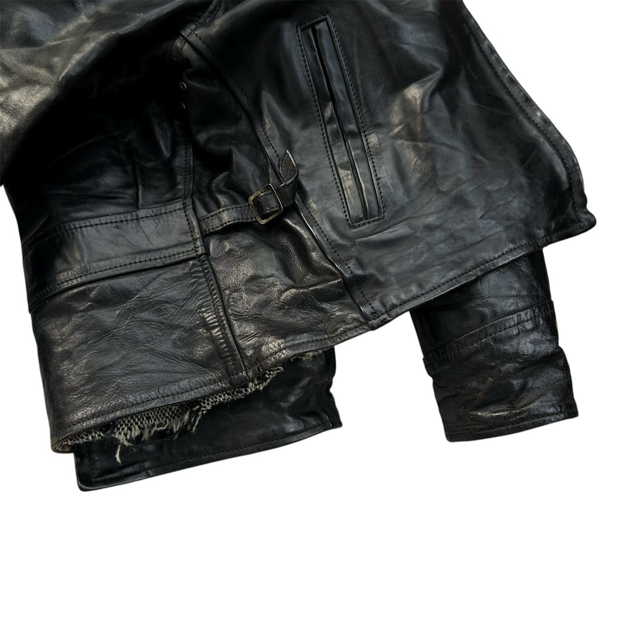 Aero Leathers × Vintage Vintage Aero Leather Biker Jacket Size US S / EU 44-46 / 1 - 10 Thumbnail