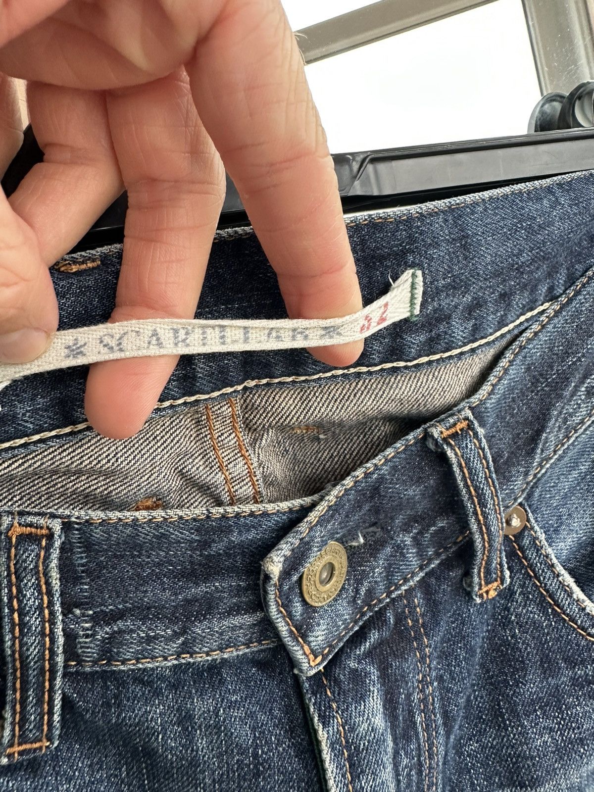 Scarti-Lab Vintage Scarti Lab Dirty Denim Workwear Selvedge Japan Jeans Size US 32 / EU 48 - 4 Thumbnail