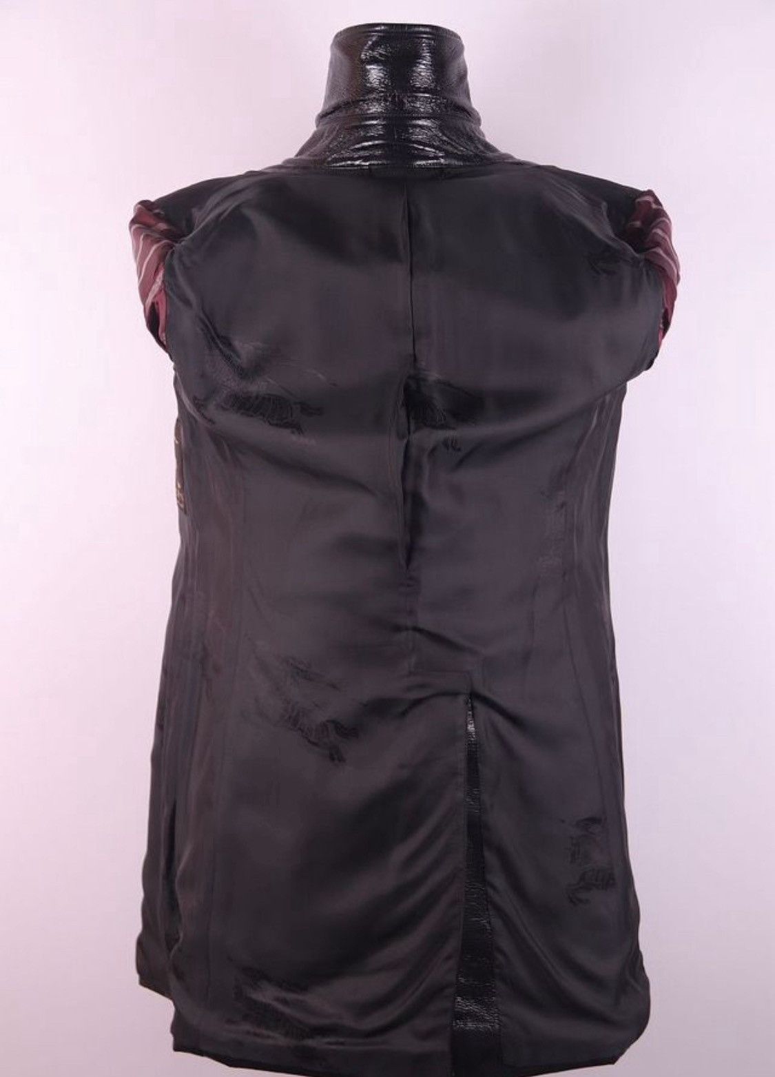 Burberry Prorsum Burberry Prorsum Leather Double-Breasted Biker Trench Coat Size US M / EU 48-50 / 2 - 5 Thumbnail