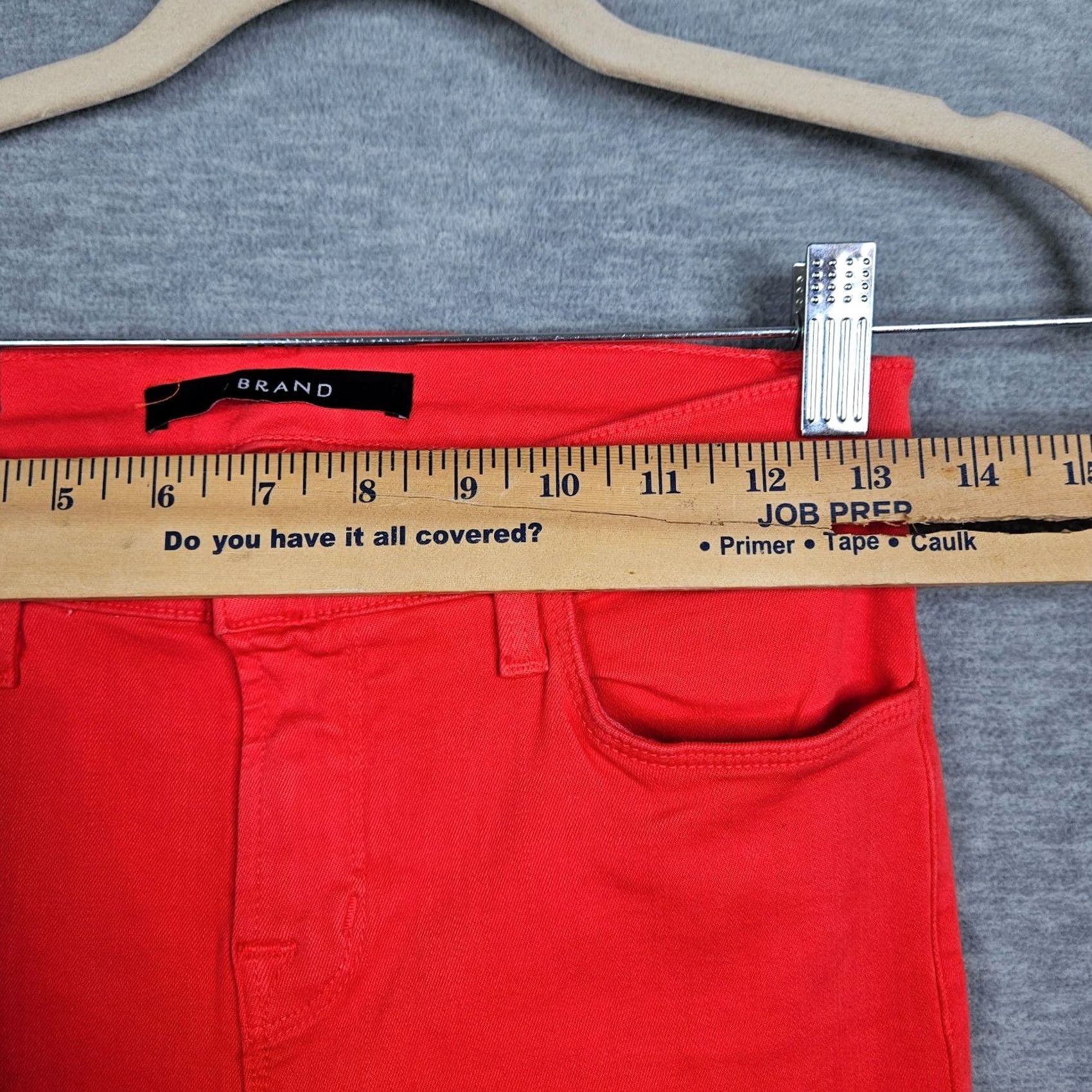 J Brand J.Brand DARK Coral Photo Ready Skinny Crop Low-Rise Slimming Jeans Size 27 NWOT Women Jeans Slimming Dark Coral 27 Womens Size 27" / US 4 / IT 40 - 3 Thumbnail