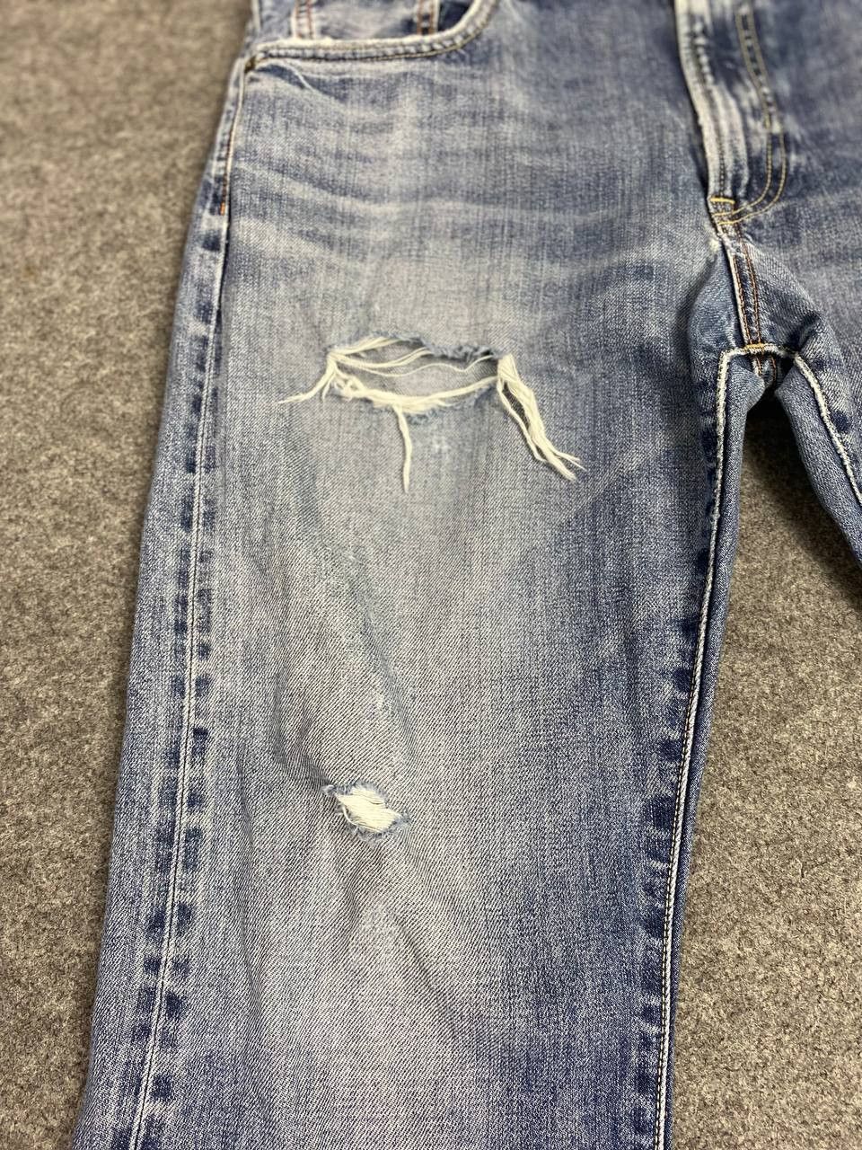 Japanese Brand uniqlo japanese brand selvedge distressed denim nice design Size US 34 / EU 50 - 6 Thumbnail