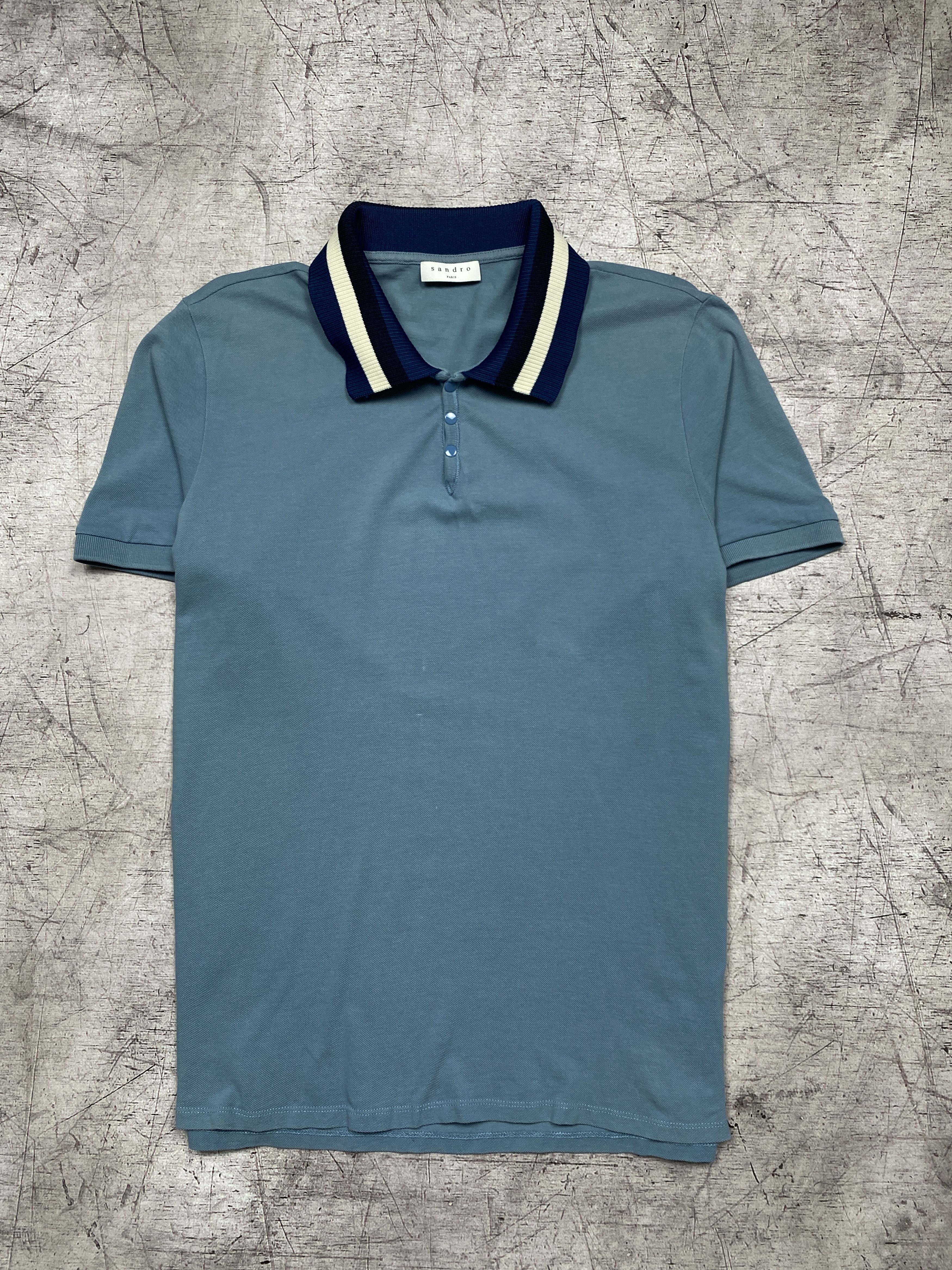 Other Sandro Paris Vintage Mens Polo Shirt Size US L / EU 52-54 / 3 - 1 Thumbnail