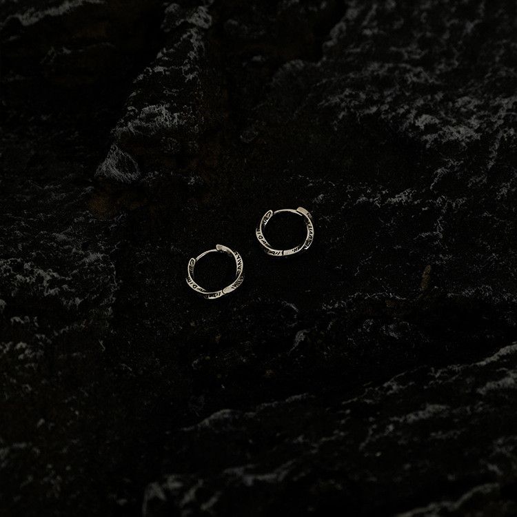 Jewelry × Sterling Silver Future Earrings One Pairs Chrome Jewelry Size ONE SIZE - 6 Thumbnail