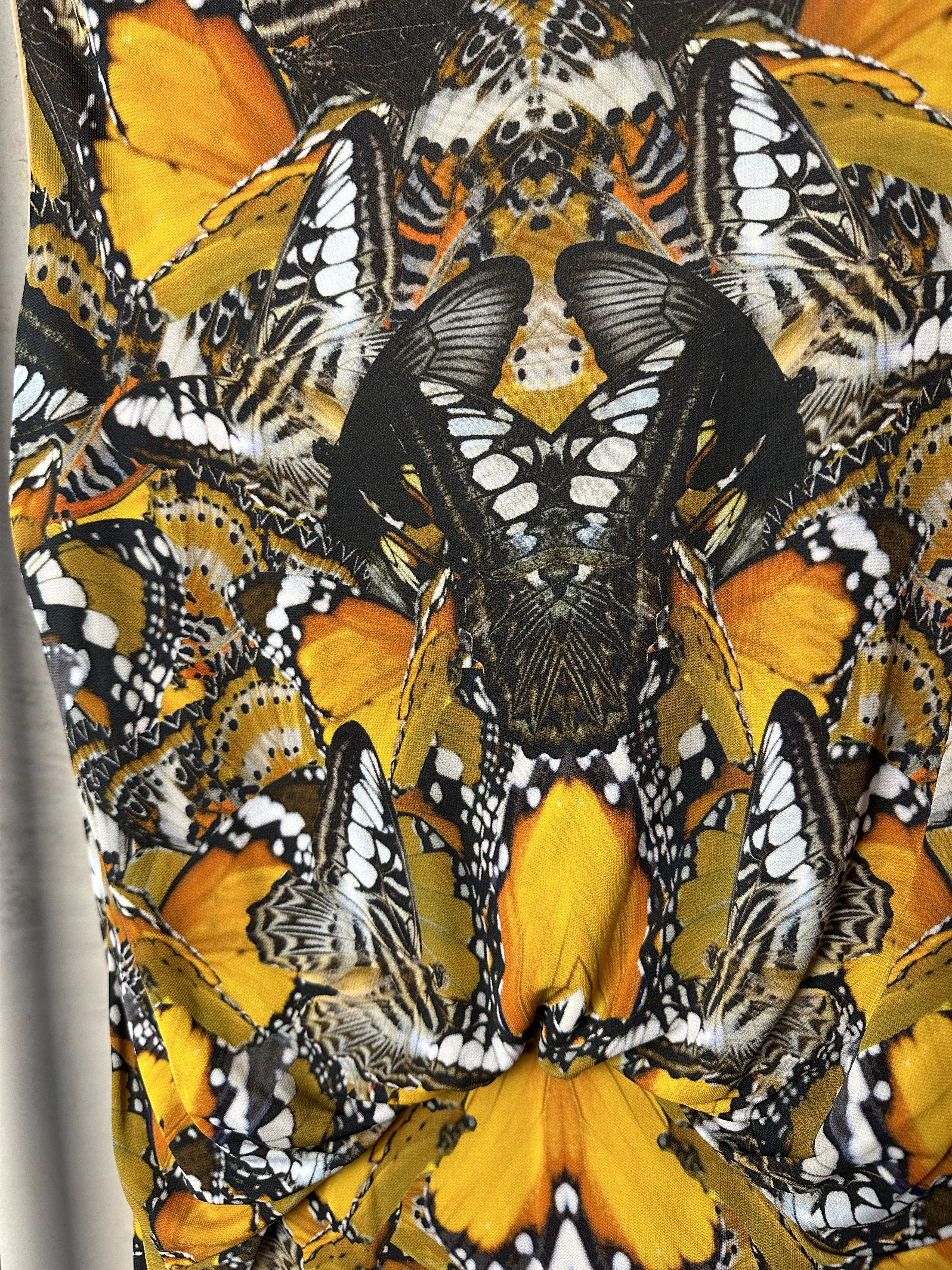 Alexander McQueen Alexander McQueen SS11 Butterfly Midi Dress Size S / US 4 / IT 40 - 7 Thumbnail