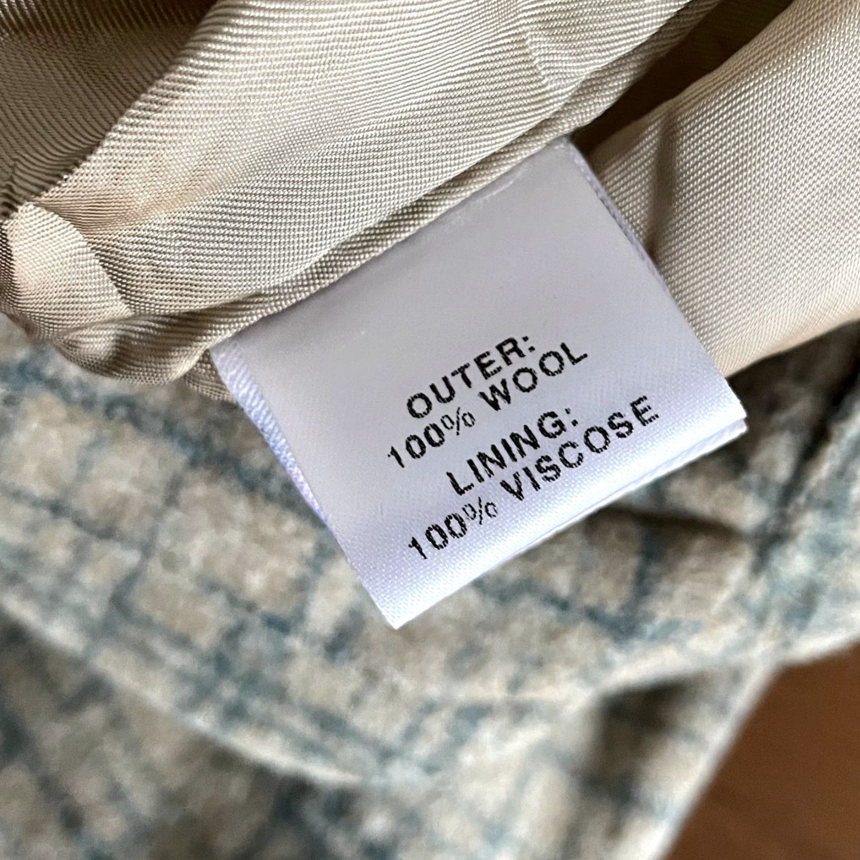 CLOT VINTAGE House of Foxy Wool Moon British Cloth Skirt Green Retro Sz 18 Knee Length A-Line Lined Womens Size 40" / US 18 - 5 Thumbnail
