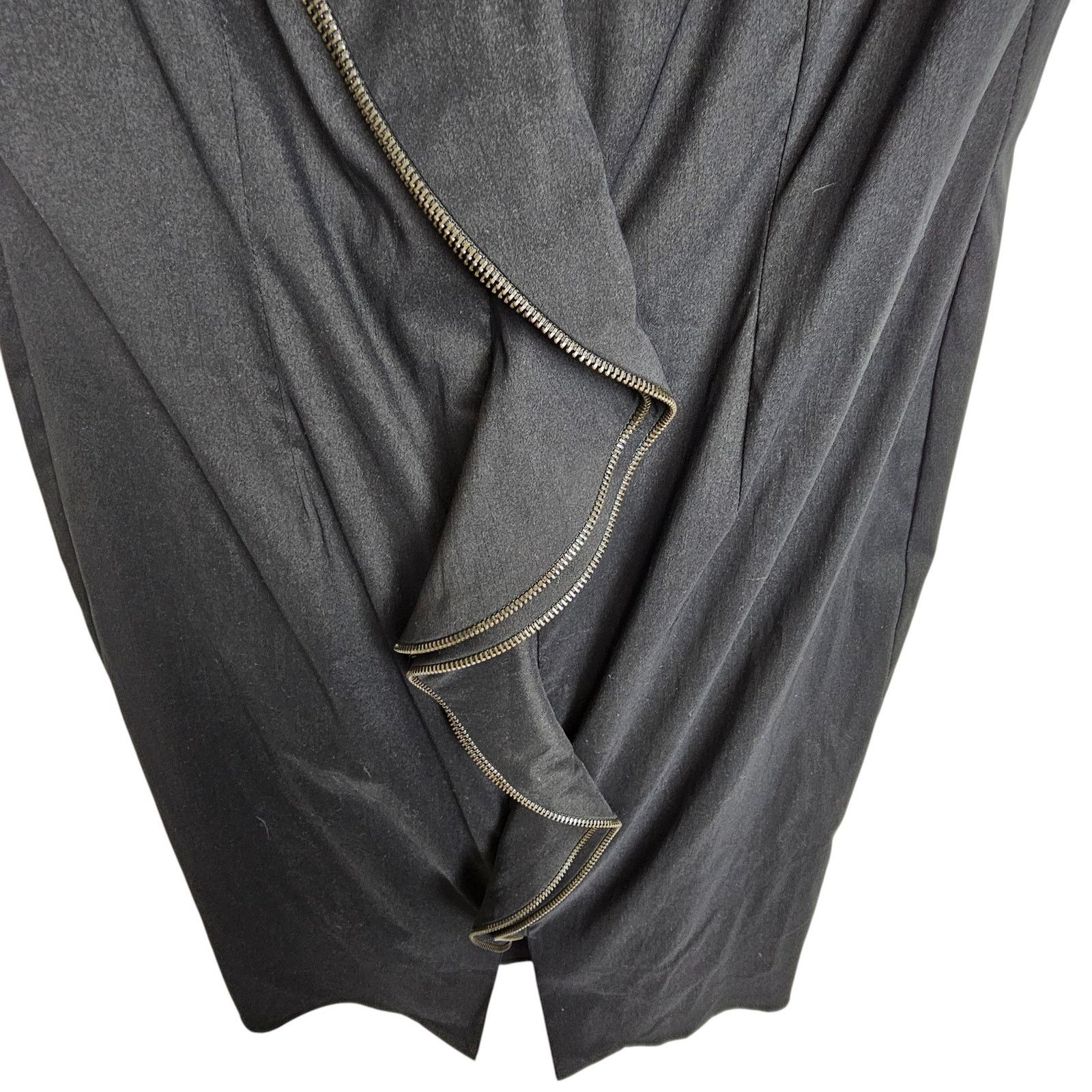 Samuel Ross Samuel Dong Womens Ruffle Front Cocktail Dress M Whimsigoth Size M / US 6-8 / IT 42-44 - 3 Thumbnail