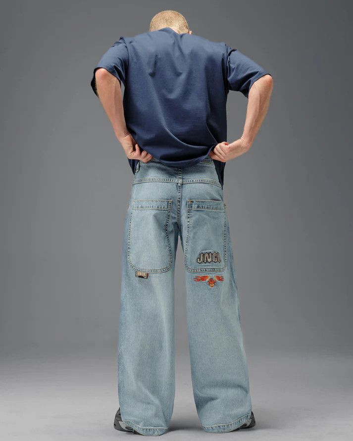 JNCO Hellfire Jeans Hand-Sand Size US 34 / EU 50 - 2 Thumbnail