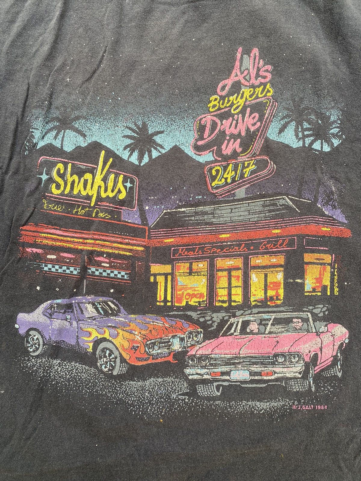 Vintage Al’s burger drive in T-shirt Size US L / EU 52-54 / 3 - 2 Thumbnail