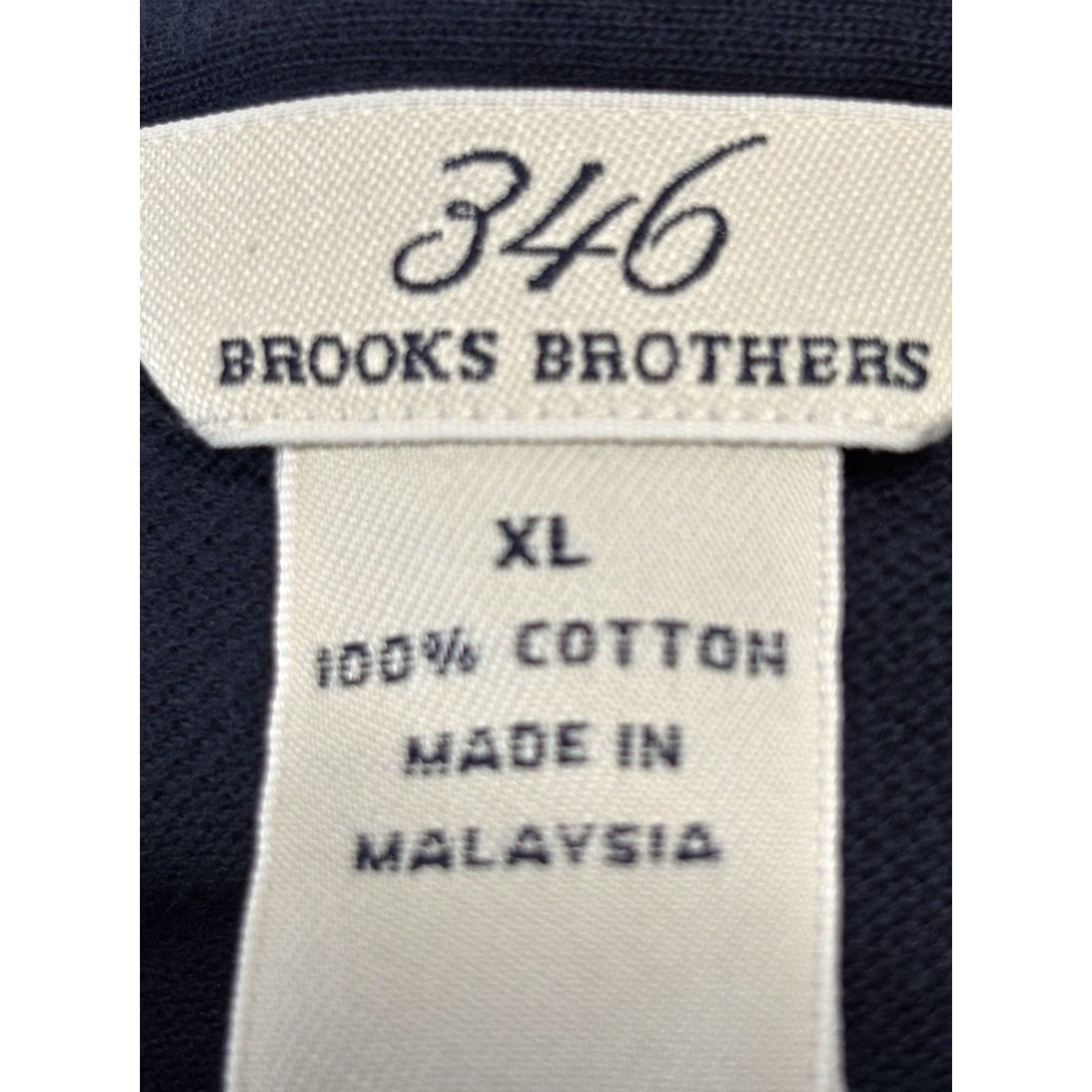 Brooks Brothers BROOKS BROTHERS 346 Sleeveless Polo Shirt XL Men’s Navy Logo Golf Size XL / US 12-14 / IT 48-50 - 7 Thumbnail