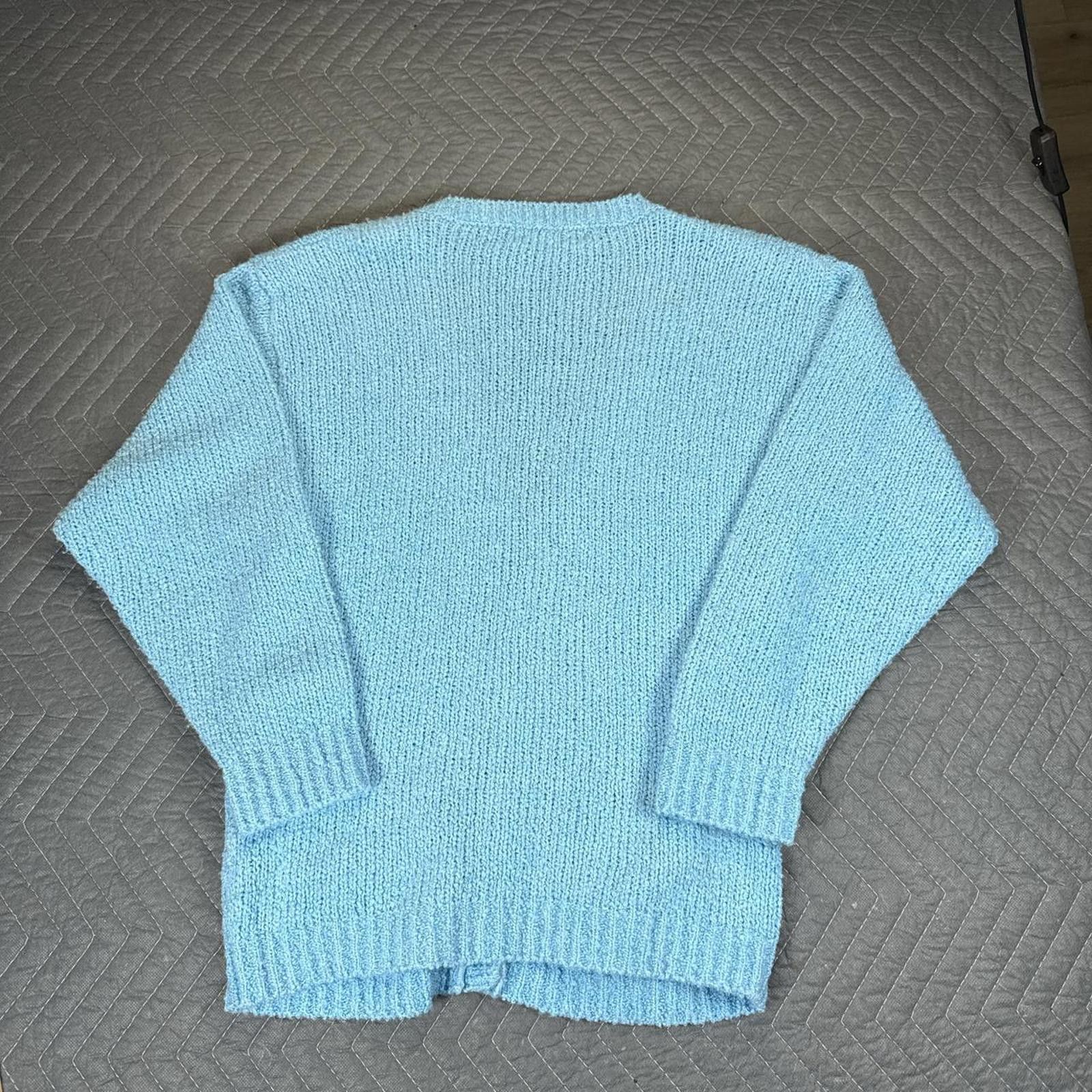 Other Vintage knit cardigan in a soft blue tone. Size M / US 6-8 / IT 42-44 - 6 Thumbnail