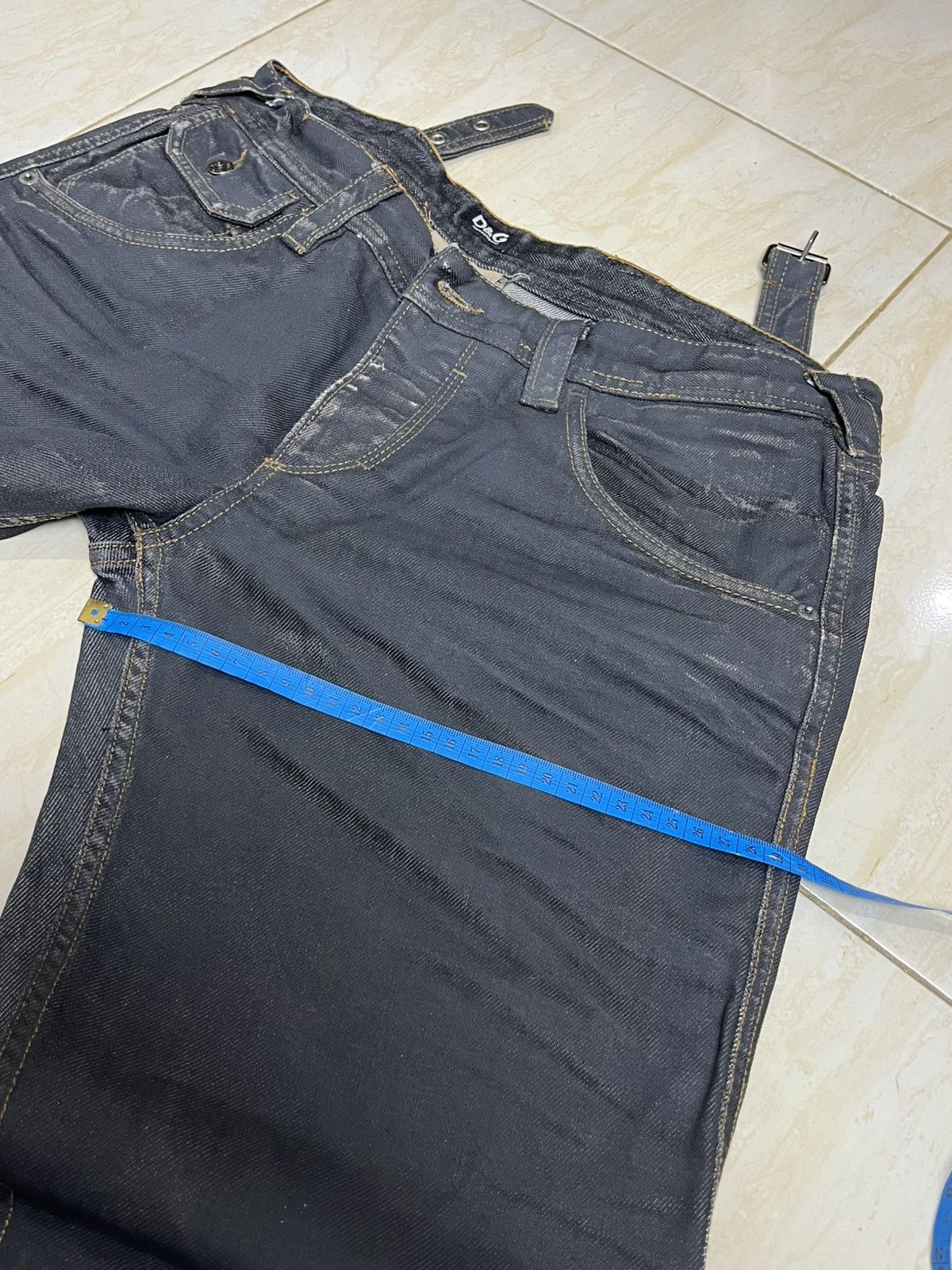 Dolce & Gabbana Dolce & Gabbana Wax buckle pants Size US 32 / EU 48 - 14 Thumbnail