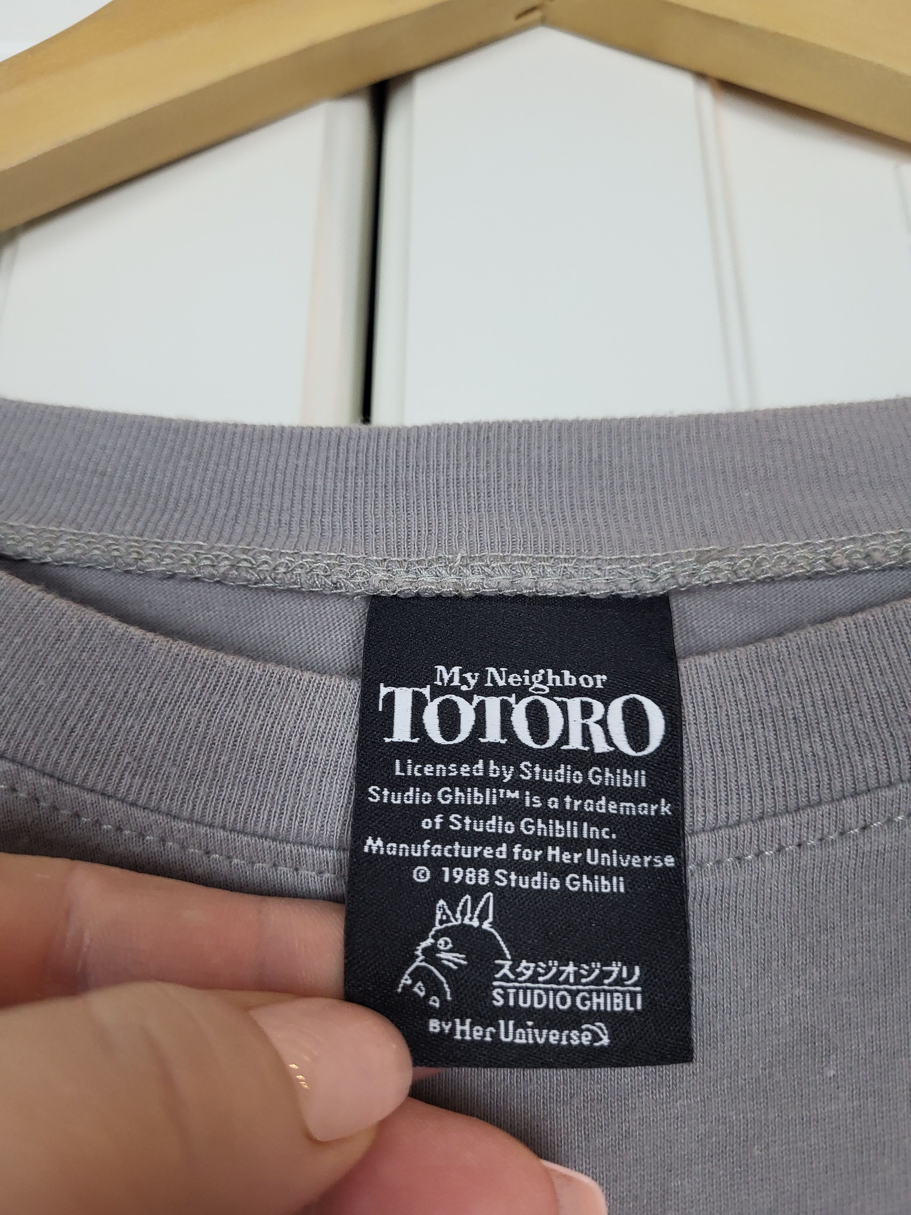 Anime Studio Ghibli My Neighbor Totoro / official longsleeve Size XL / US 12-14 / IT 48-50 - 6 Thumbnail