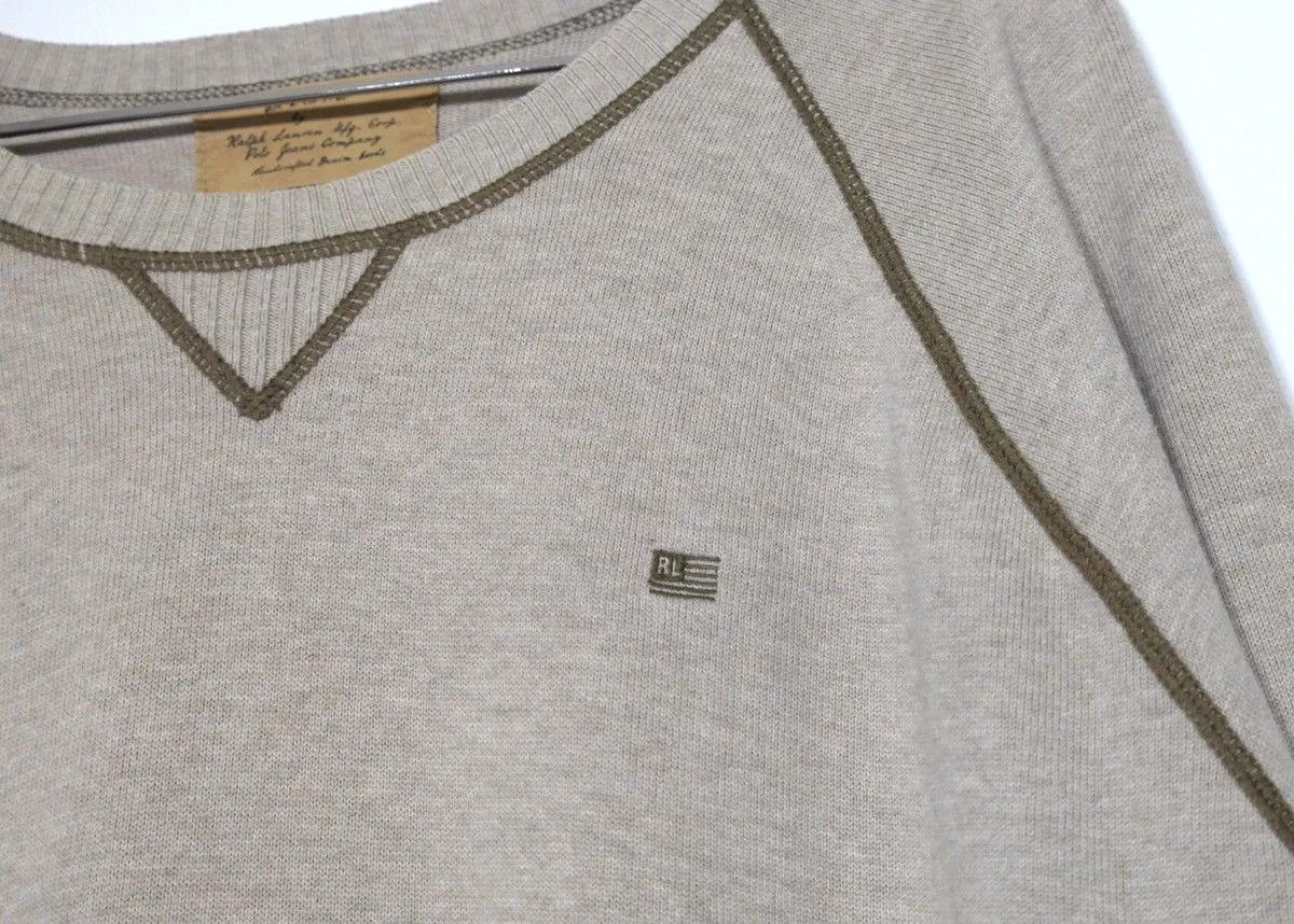 Ralph Lauren Ralph Lauren Polo Jeans Company Knitted Jumper Men's L Beige Size US L / EU 52-54 / 3 - 4 Thumbnail