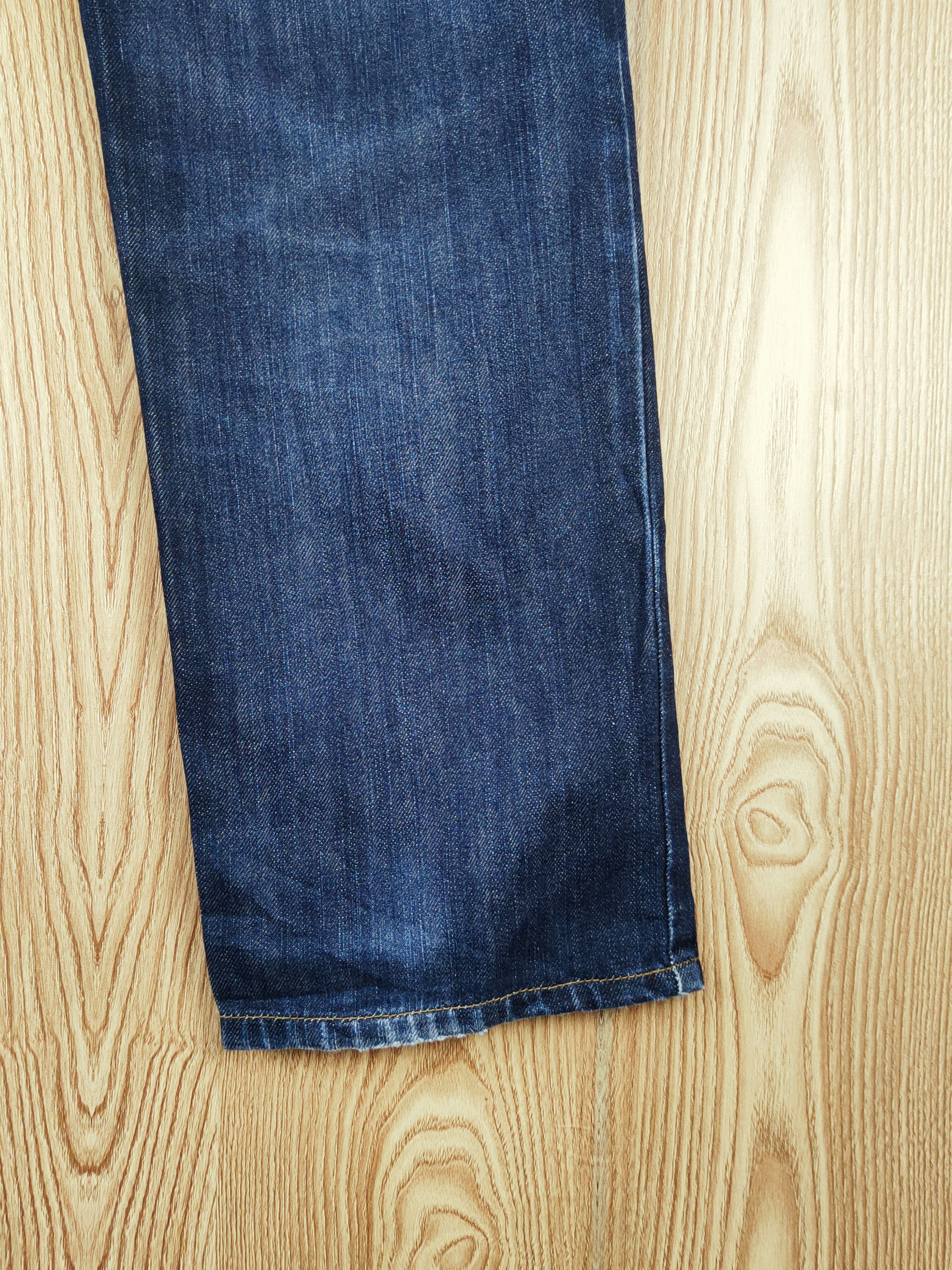 Edwin Edwin Dark Blue Distressed Ripped Jeans #S2683 Size US 31 - 13 Thumbnail