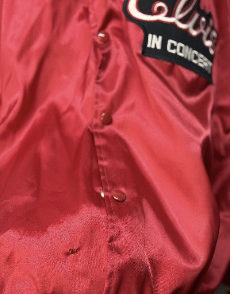 Vintage VTG Vintage 1970s Elvis in Concert Satin Souvenir Jacket TCB Size US L / EU 52-54 / 3 - 7 Thumbnail