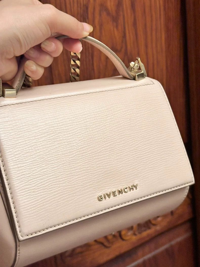 Givenchy Givenchy Women's cowhide handbag with chain strap, Morandi Size ONE SIZE - 4 Thumbnail