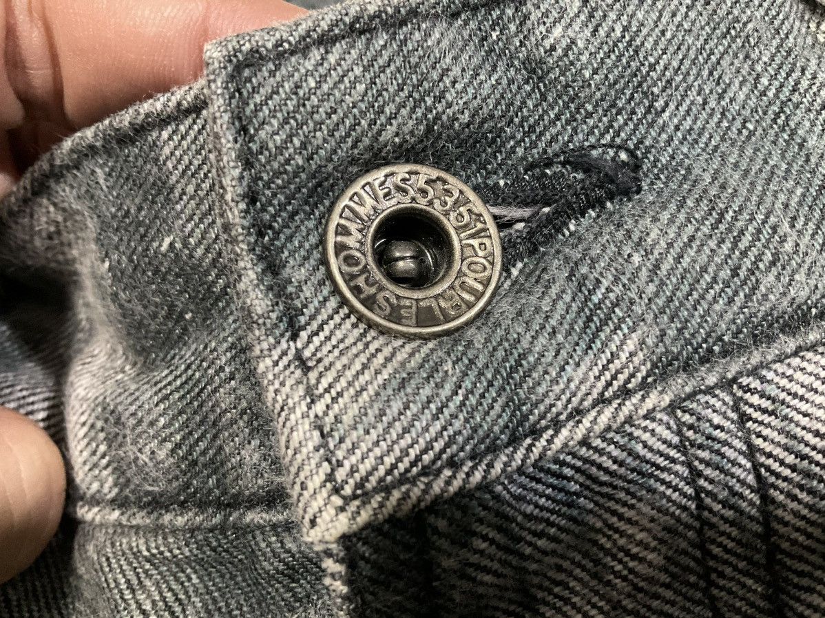 5351 POUR LES HOMMES × If Six Was Nine × Japanese Brand 🔥Archived 5351 Pour Les Hommes Fray Denim Photograph Print Size US 29 - 19 Thumbnail